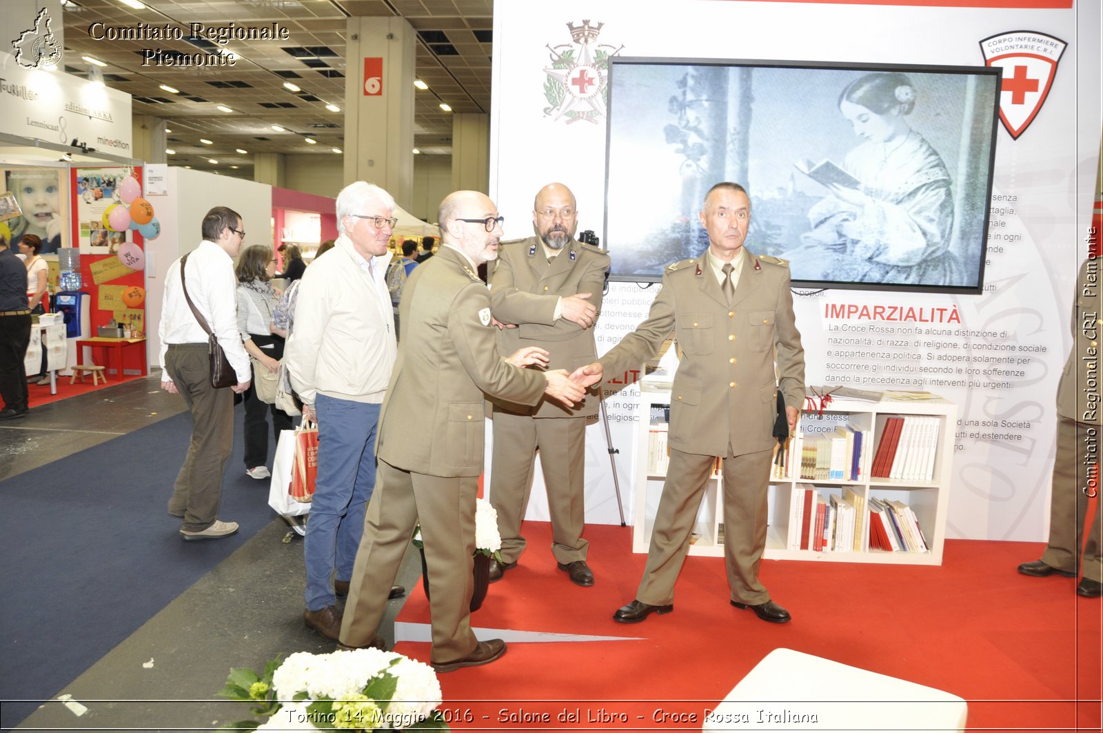 Torino 14 Maggio 2016 - Salone del Libro - Croce Rossa Italiana- Comitato Regionale del Piemonte