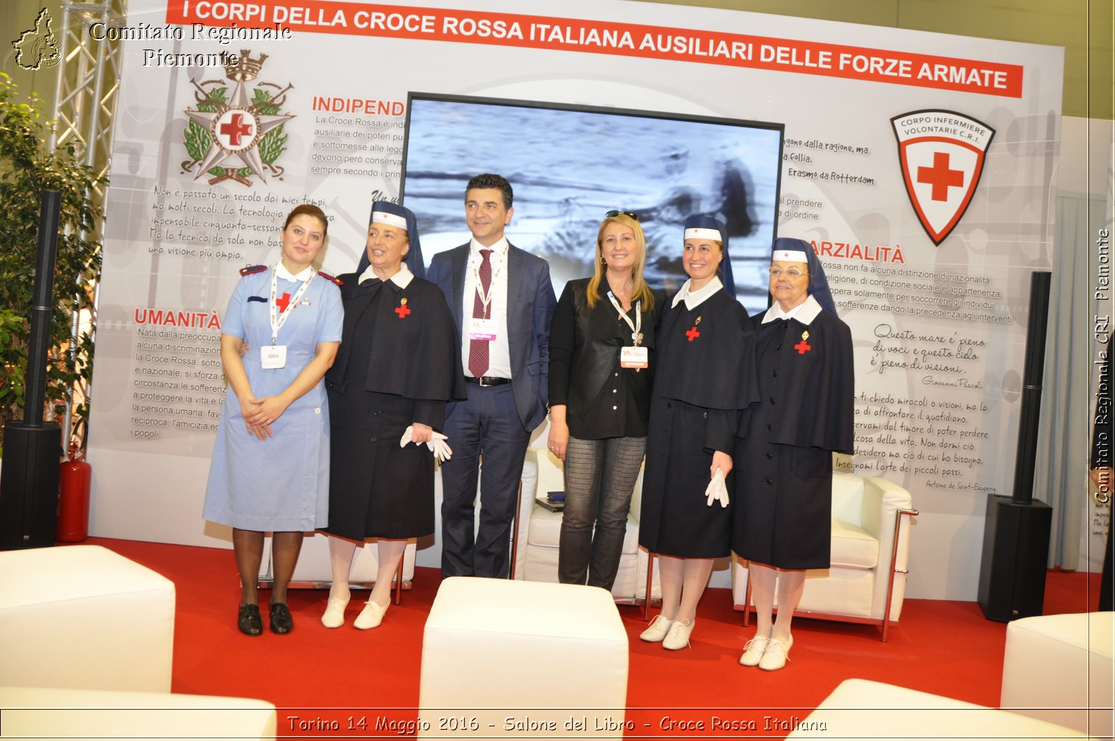 Torino 14 Maggio 2016 - Salone del Libro - Croce Rossa Italiana- Comitato Regionale del Piemonte