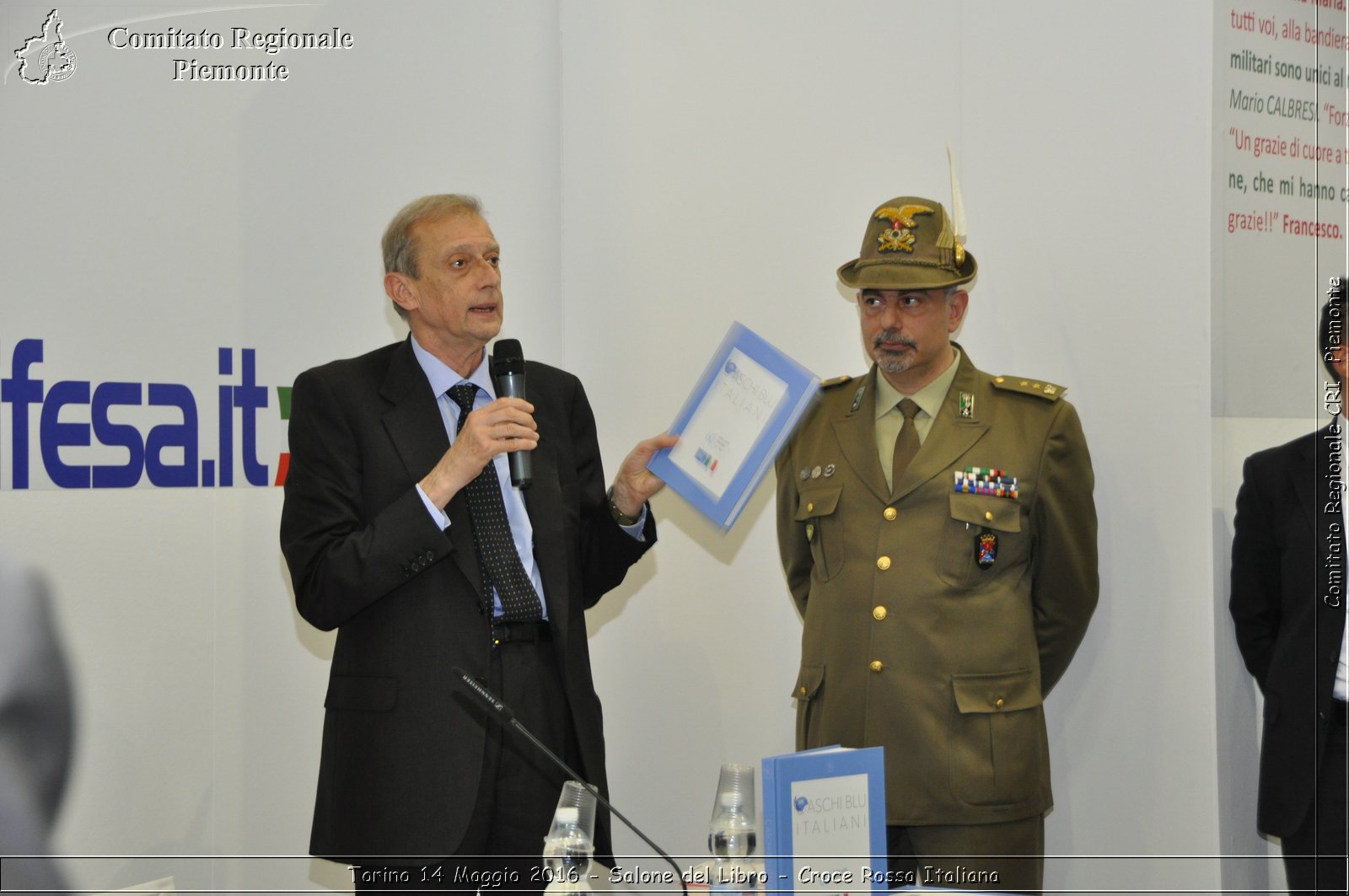 Torino 14 Maggio 2016 - Salone del Libro - Croce Rossa Italiana- Comitato Regionale del Piemonte