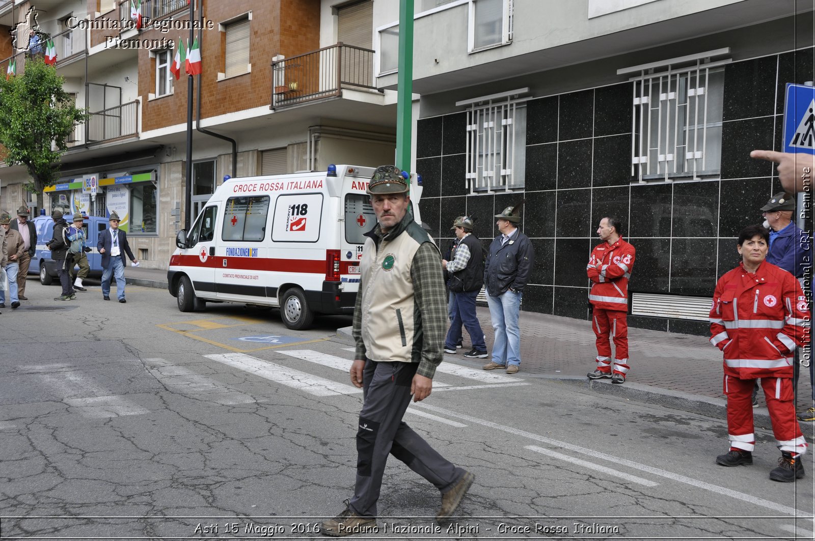 Asti 15 Maggio 2016 - Raduno Nazionale Alpini - Croce Rossa Italiana- Comitato Regionale del Piemonte