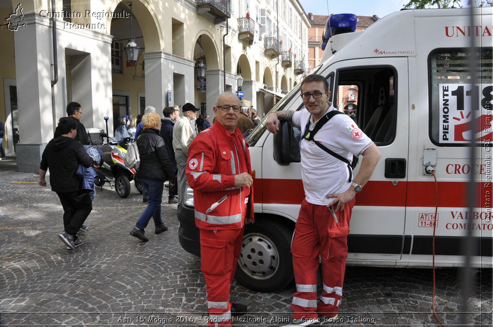 Asti 15 Maggio 2016 - Raduno Nazionale Alpini - Croce Rossa Italiana- Comitato Regionale del Piemonte