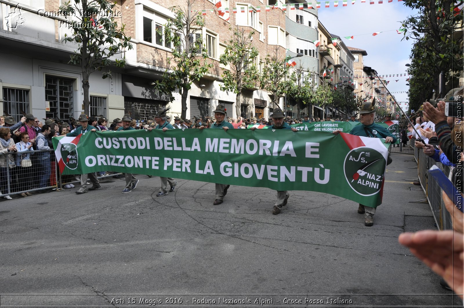 Asti 15 Maggio 2016 - Raduno Nazionale Alpini - Croce Rossa Italiana- Comitato Regionale del Piemonte