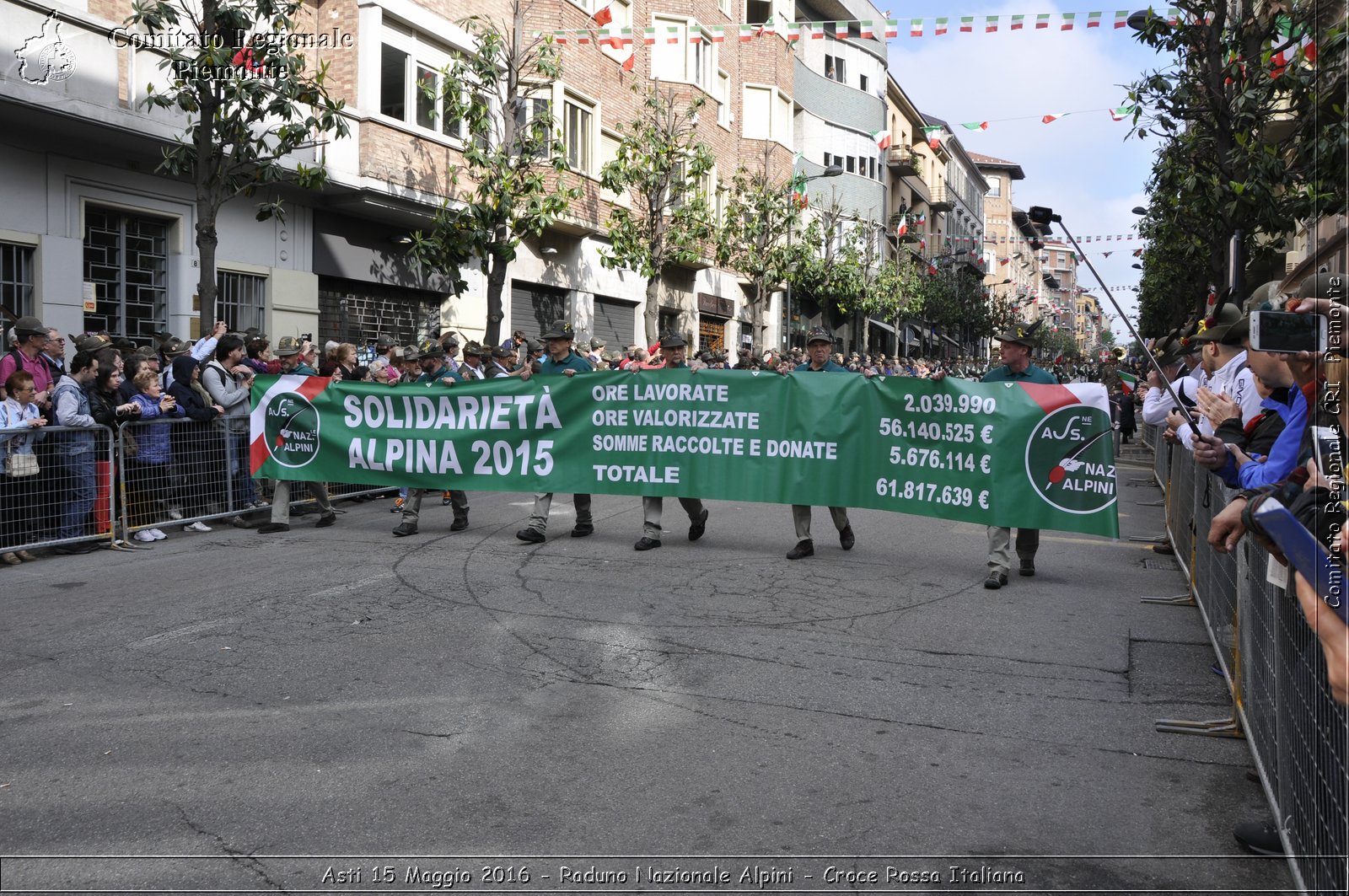 Asti 15 Maggio 2016 - Raduno Nazionale Alpini - Croce Rossa Italiana- Comitato Regionale del Piemonte