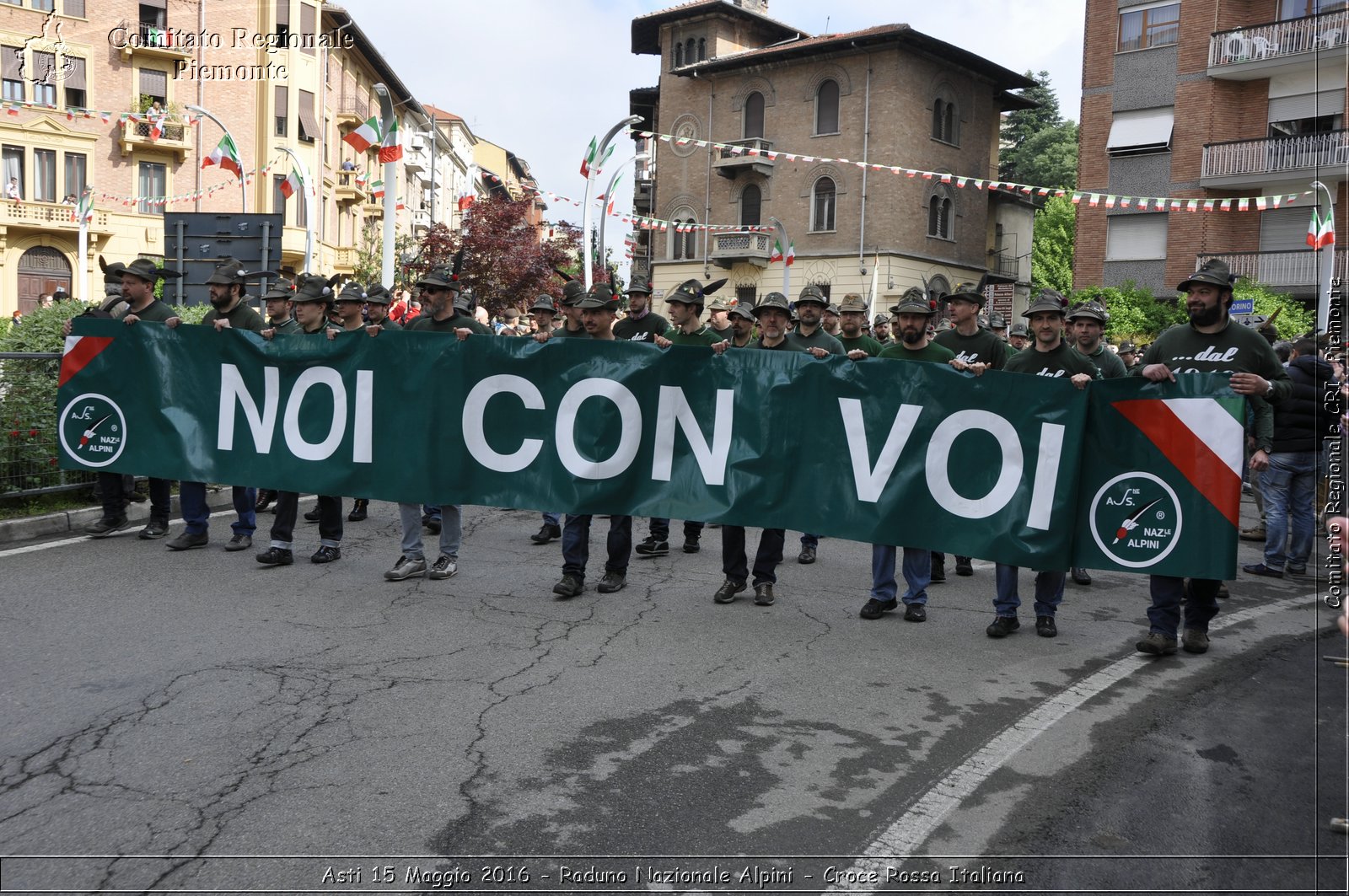 Asti 15 Maggio 2016 - Raduno Nazionale Alpini - Croce Rossa Italiana- Comitato Regionale del Piemonte