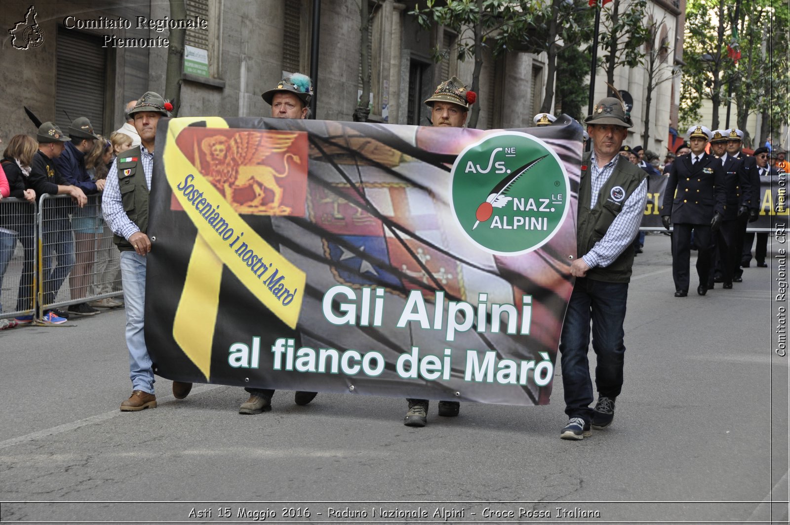 Asti 15 Maggio 2016 - Raduno Nazionale Alpini - Croce Rossa Italiana- Comitato Regionale del Piemonte