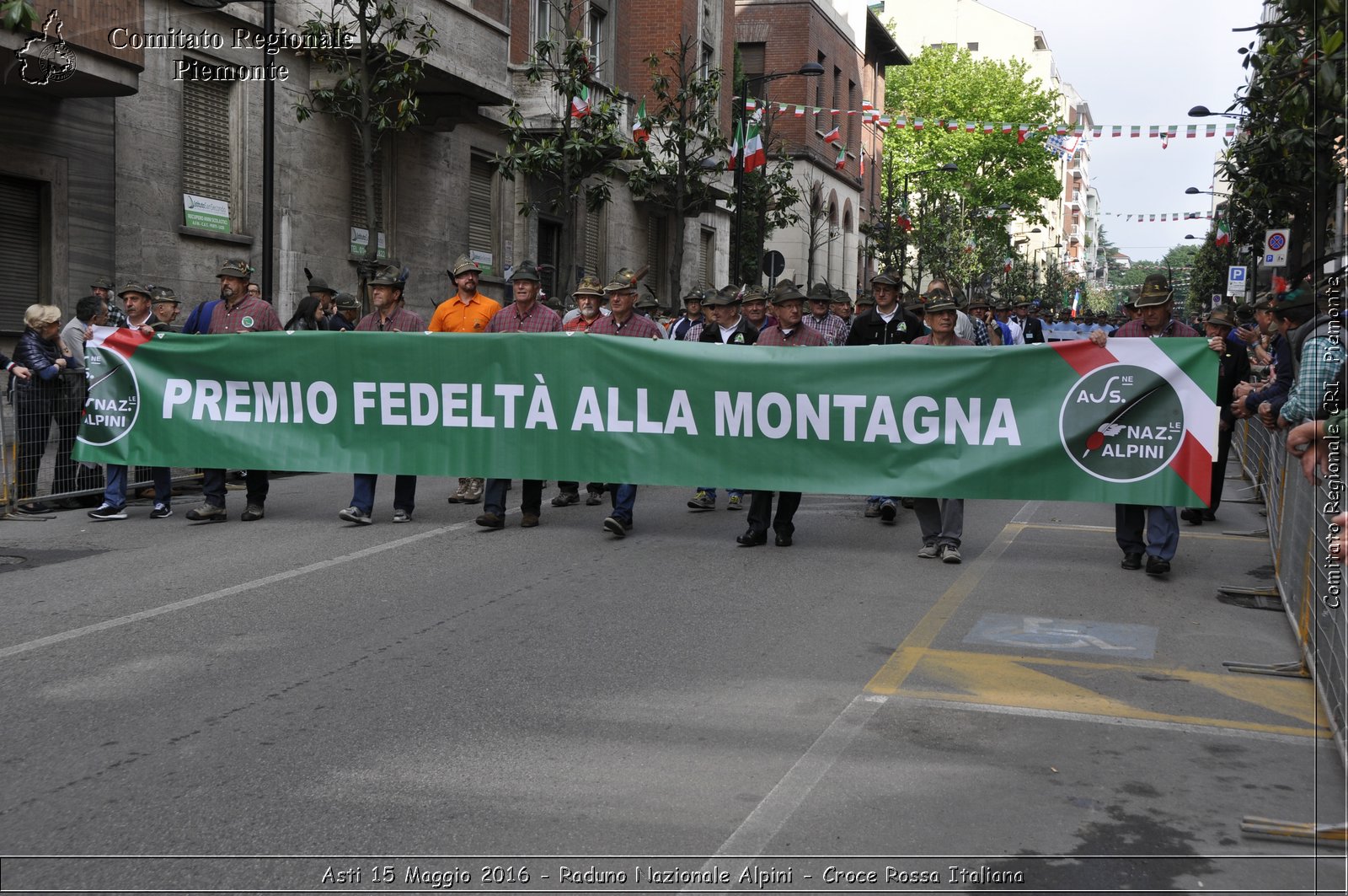 Asti 15 Maggio 2016 - Raduno Nazionale Alpini - Croce Rossa Italiana- Comitato Regionale del Piemonte