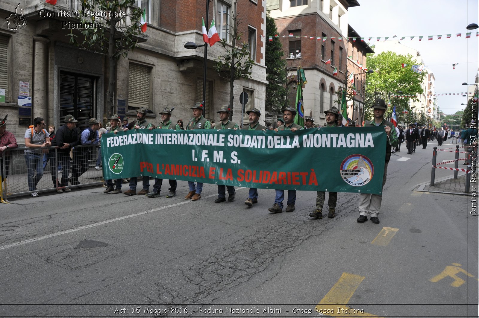 Asti 15 Maggio 2016 - Raduno Nazionale Alpini - Croce Rossa Italiana- Comitato Regionale del Piemonte