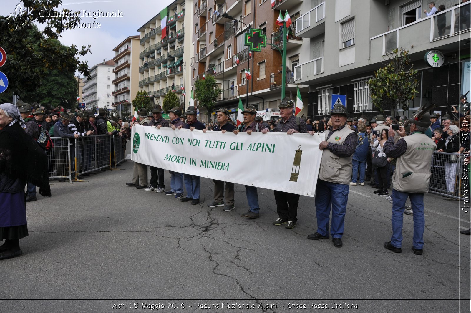 Asti 15 Maggio 2016 - Raduno Nazionale Alpini - Croce Rossa Italiana- Comitato Regionale del Piemonte