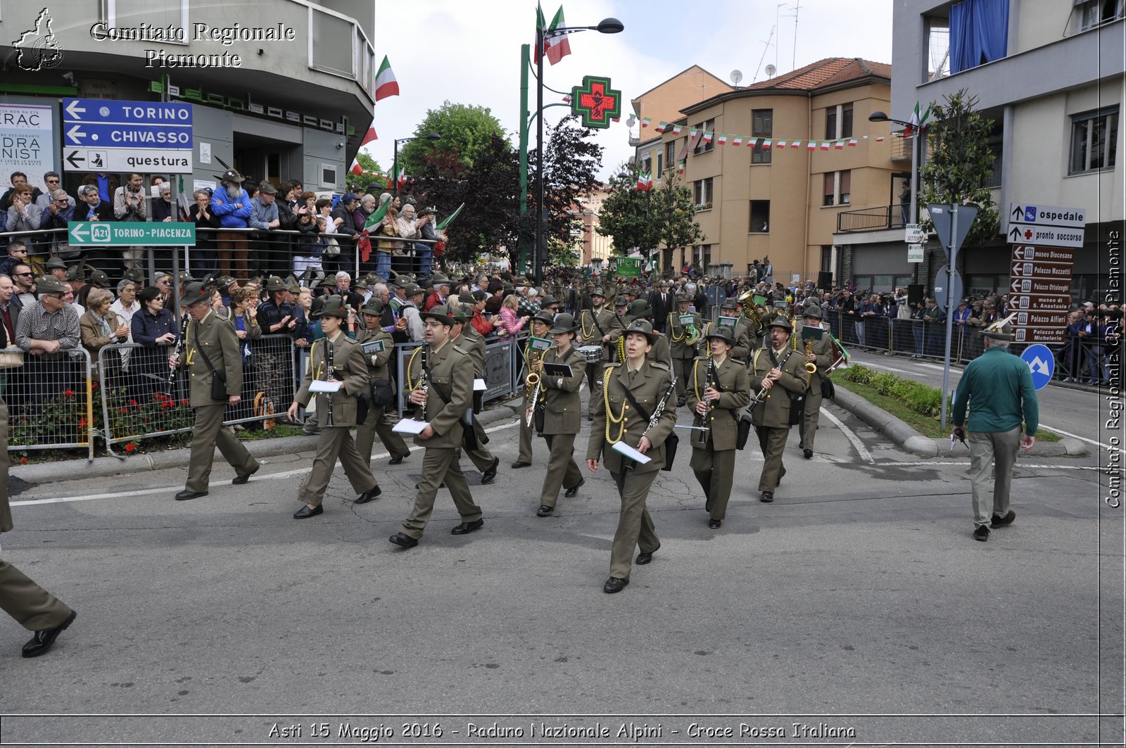 Asti 15 Maggio 2016 - Raduno Nazionale Alpini - Croce Rossa Italiana- Comitato Regionale del Piemonte