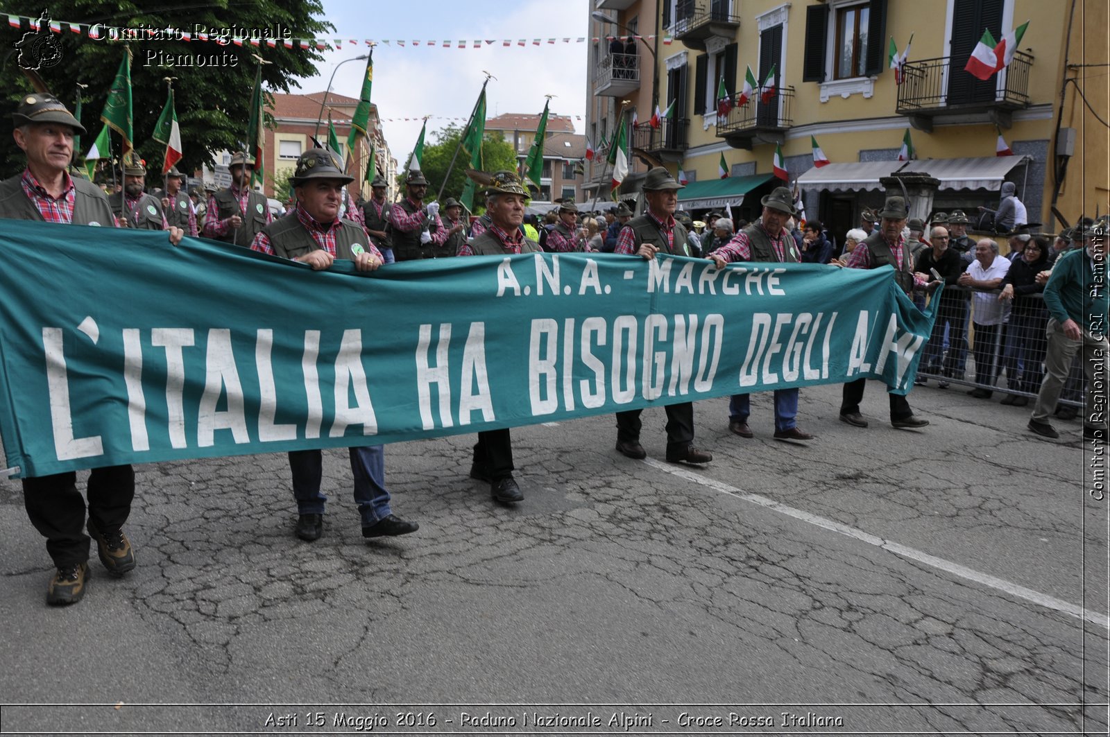 Asti 15 Maggio 2016 - Raduno Nazionale Alpini - Croce Rossa Italiana- Comitato Regionale del Piemonte