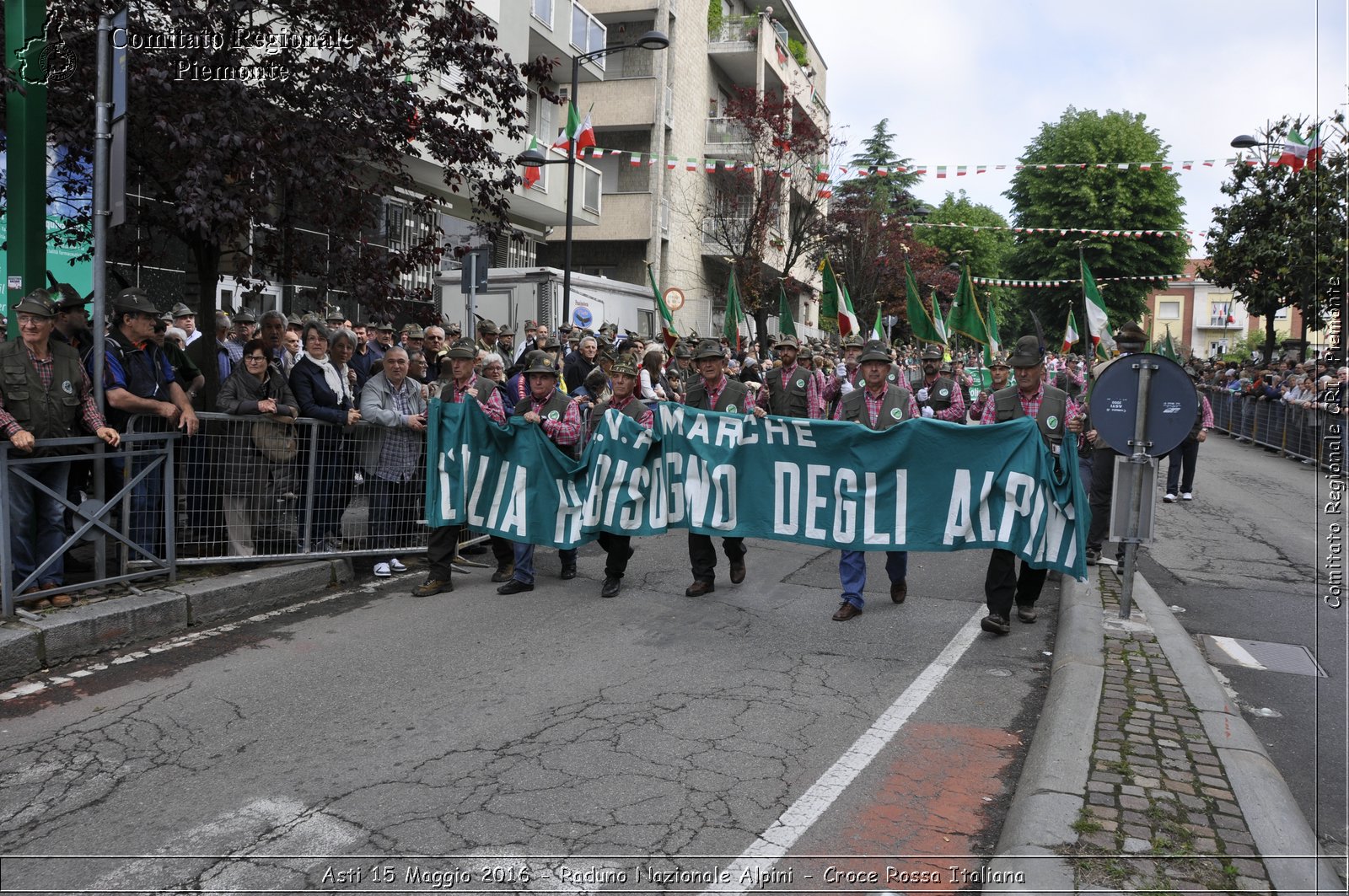 Asti 15 Maggio 2016 - Raduno Nazionale Alpini - Croce Rossa Italiana- Comitato Regionale del Piemonte