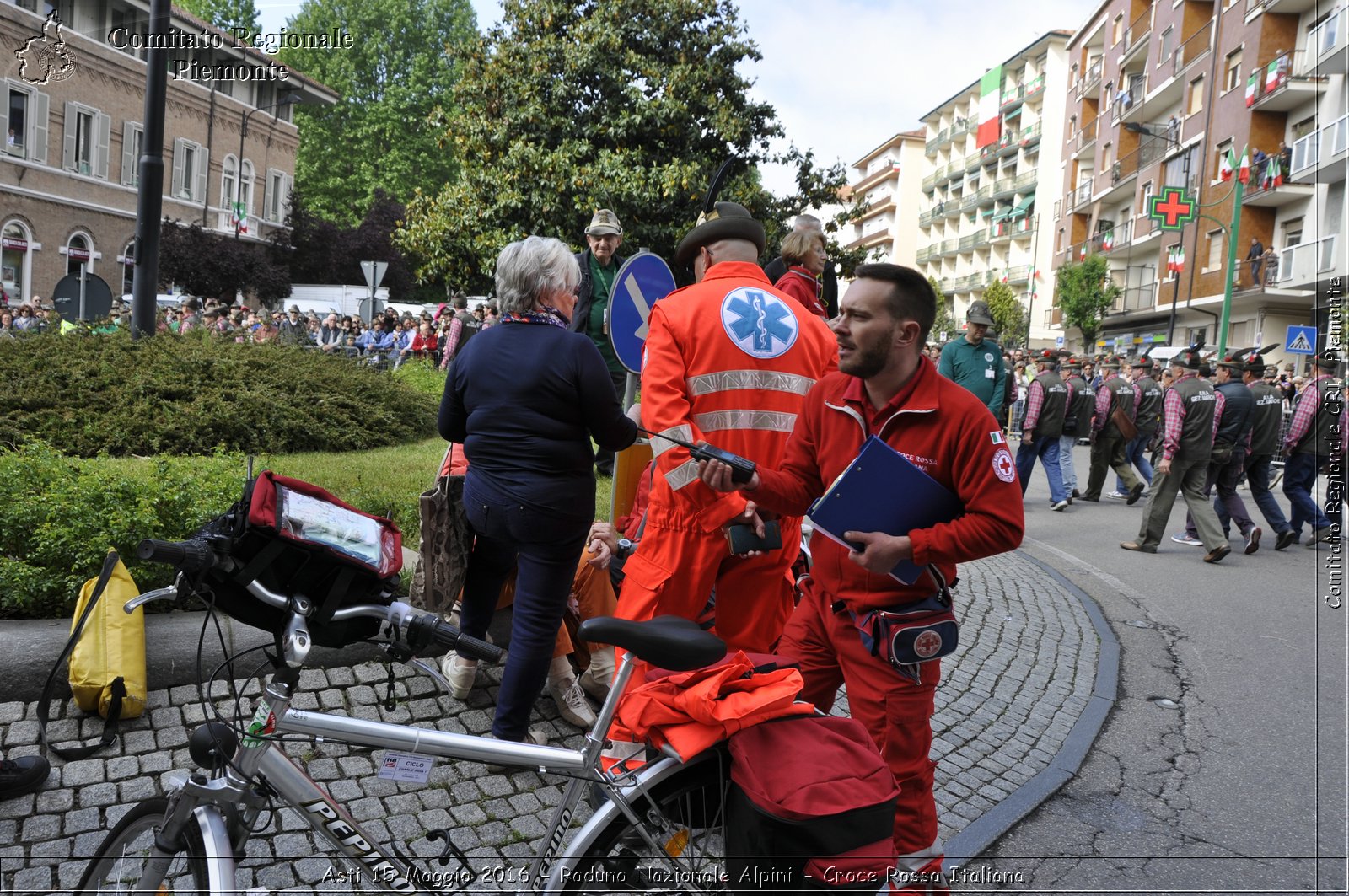 Asti 15 Maggio 2016 - Raduno Nazionale Alpini - Croce Rossa Italiana- Comitato Regionale del Piemonte