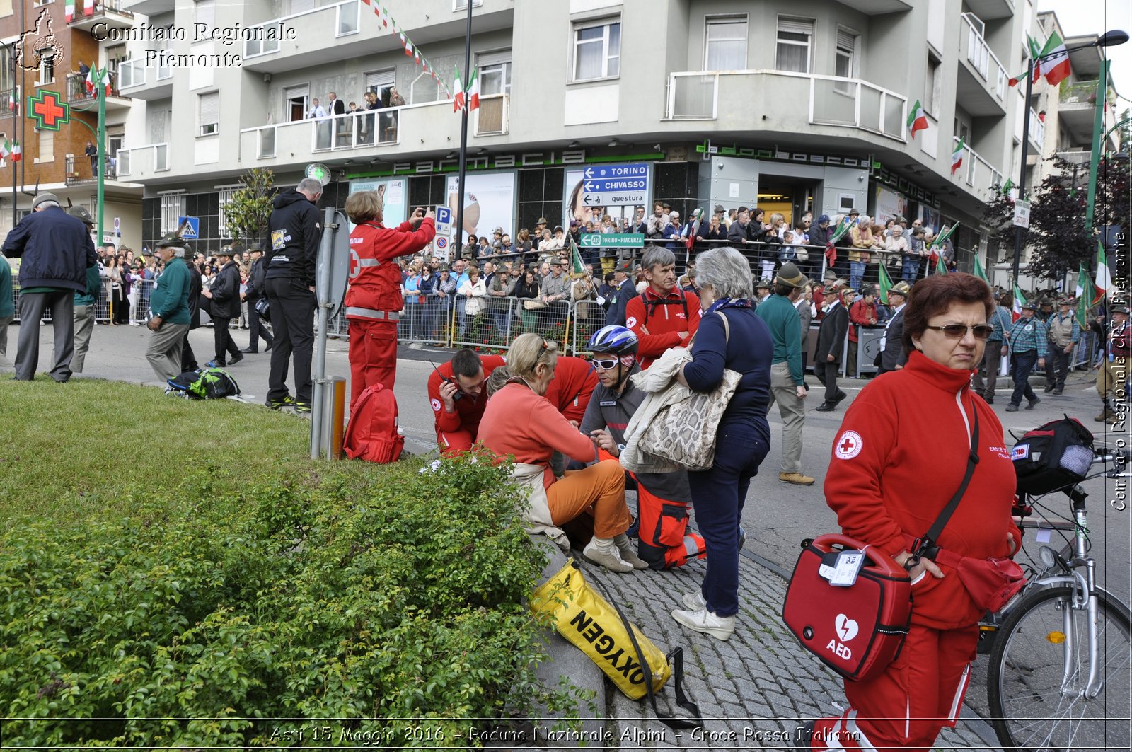 Asti 15 Maggio 2016 - Raduno Nazionale Alpini - Croce Rossa Italiana- Comitato Regionale del Piemonte