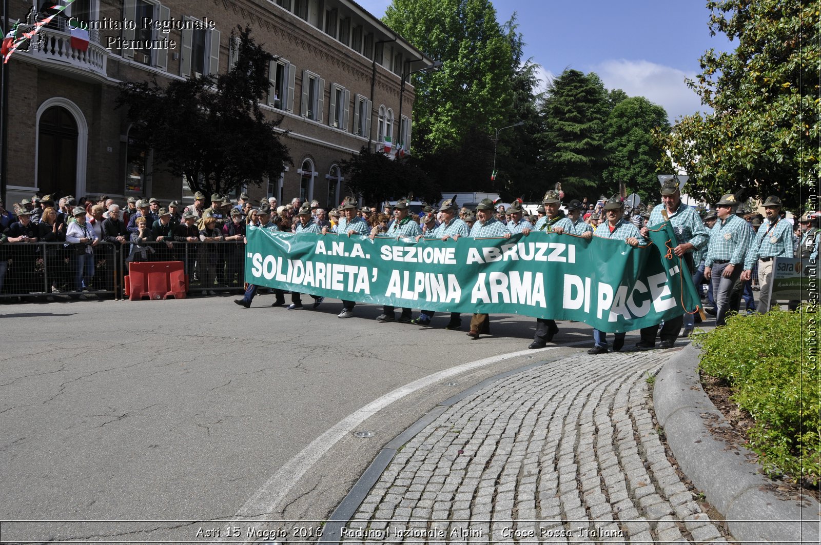 Asti 15 Maggio 2016 - Raduno Nazionale Alpini - Croce Rossa Italiana- Comitato Regionale del Piemonte