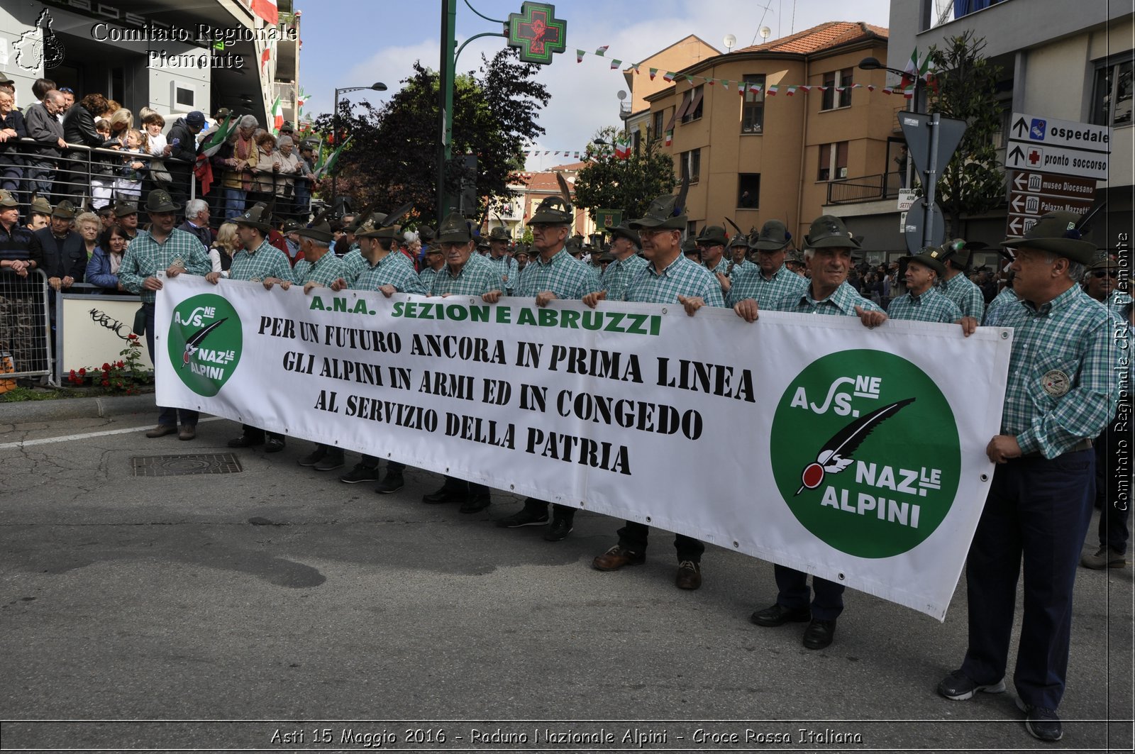 Asti 15 Maggio 2016 - Raduno Nazionale Alpini - Croce Rossa Italiana- Comitato Regionale del Piemonte