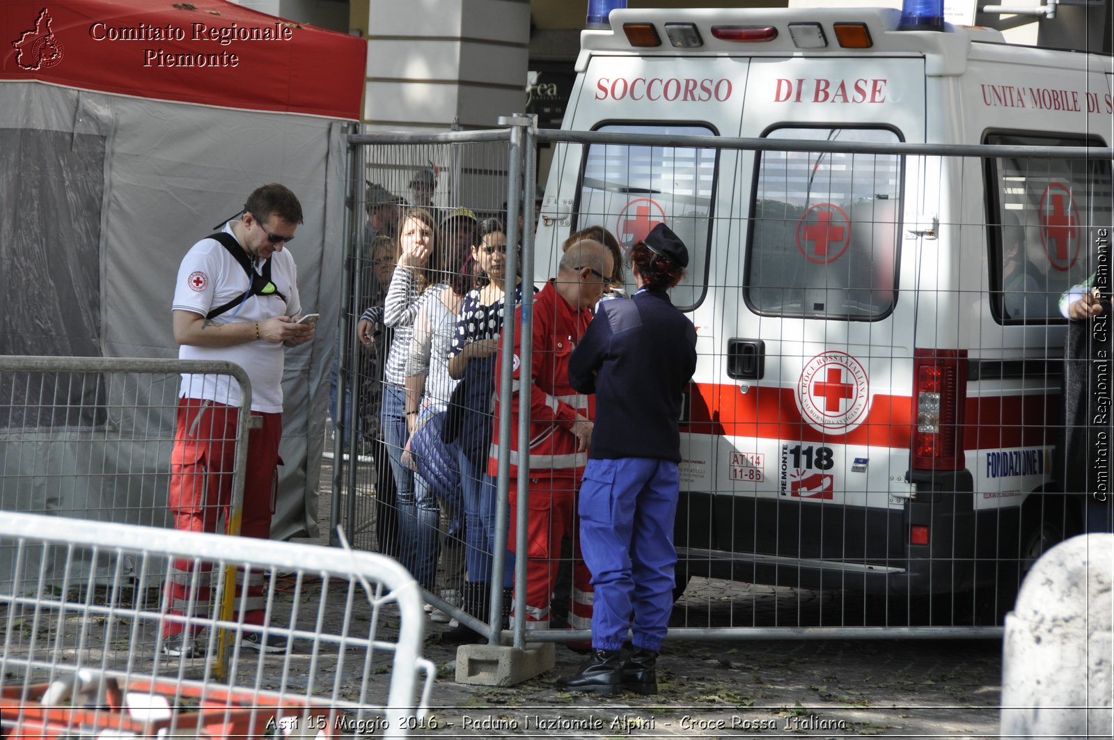 Asti 15 Maggio 2016 - Raduno Nazionale Alpini - Croce Rossa Italiana- Comitato Regionale del Piemonte