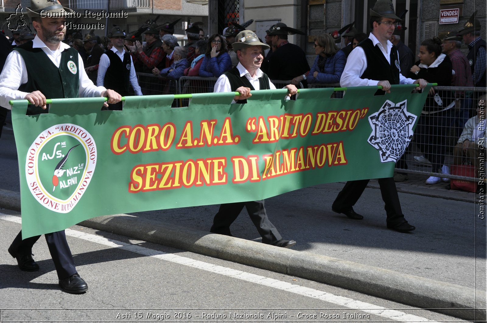 Asti 15 Maggio 2016 - Raduno Nazionale Alpini - Croce Rossa Italiana- Comitato Regionale del Piemonte