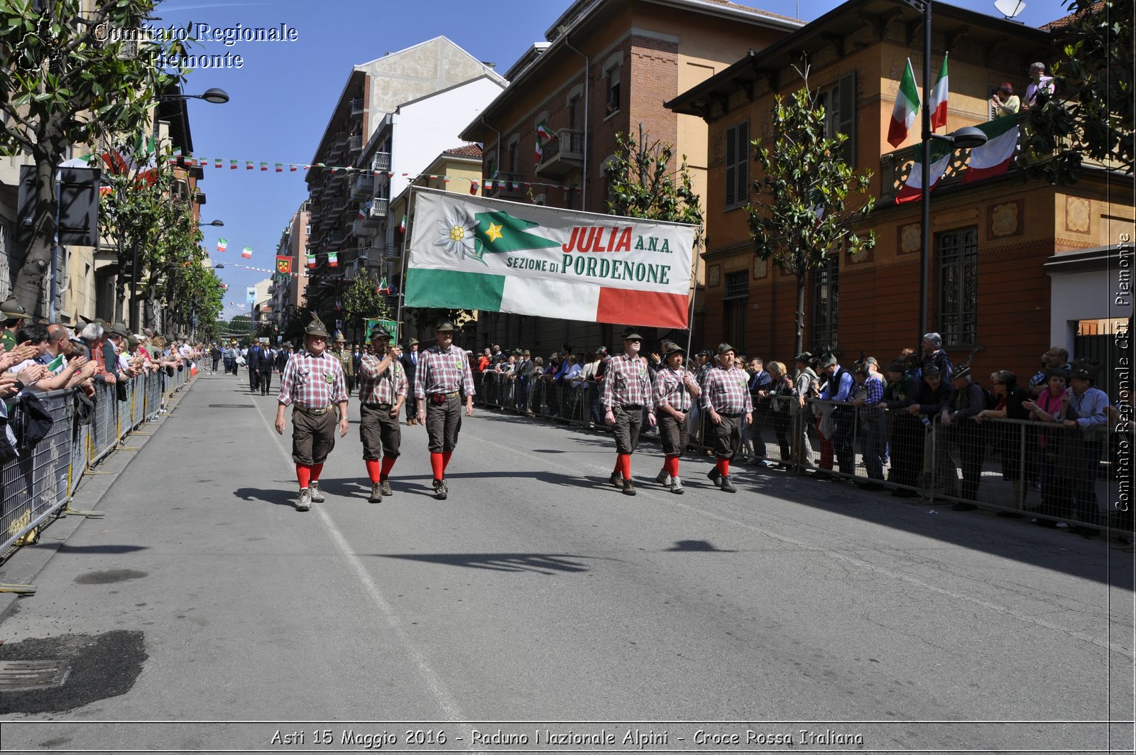 Asti 15 Maggio 2016 - Raduno Nazionale Alpini - Croce Rossa Italiana- Comitato Regionale del Piemonte