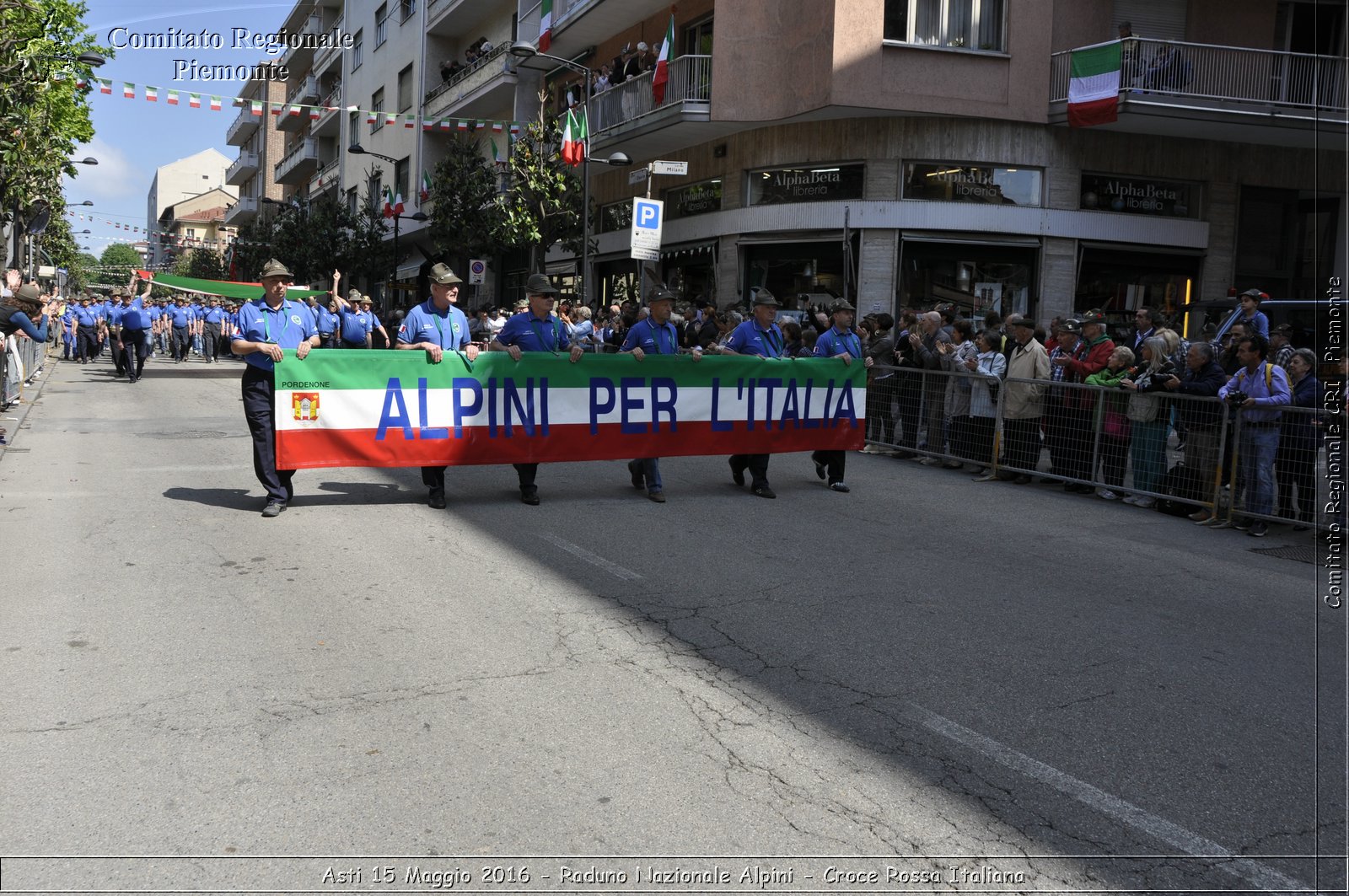 Asti 15 Maggio 2016 - Raduno Nazionale Alpini - Croce Rossa Italiana- Comitato Regionale del Piemonte