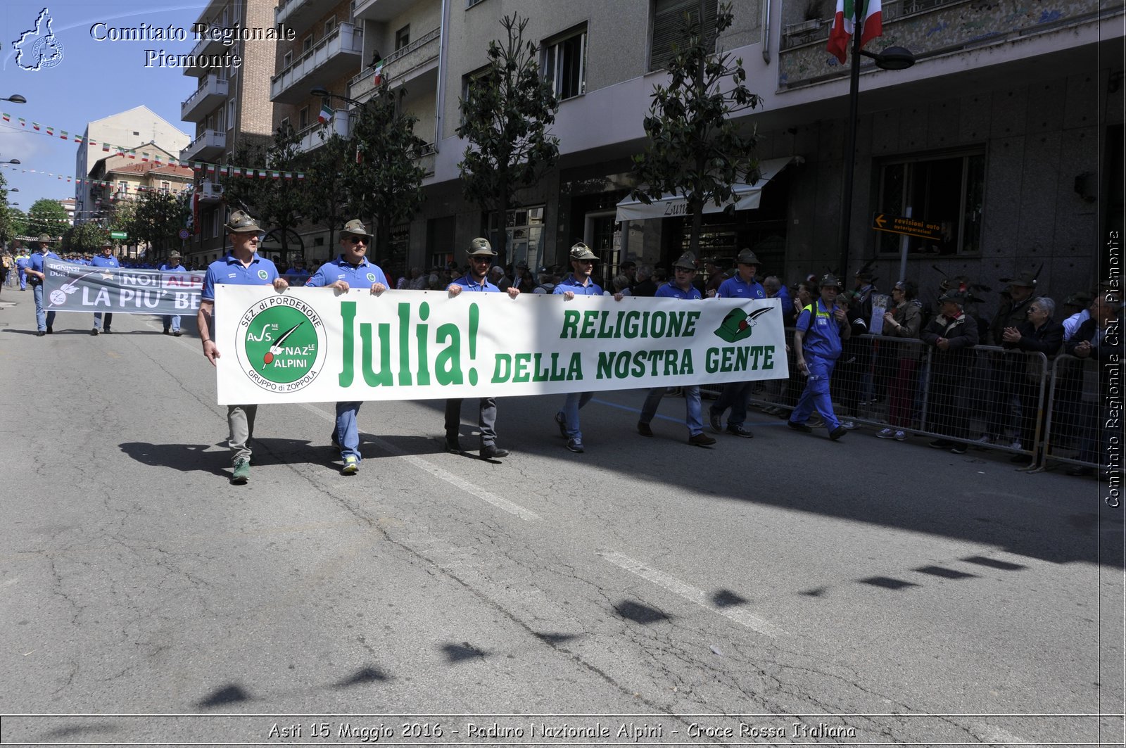 Asti 15 Maggio 2016 - Raduno Nazionale Alpini - Croce Rossa Italiana- Comitato Regionale del Piemonte