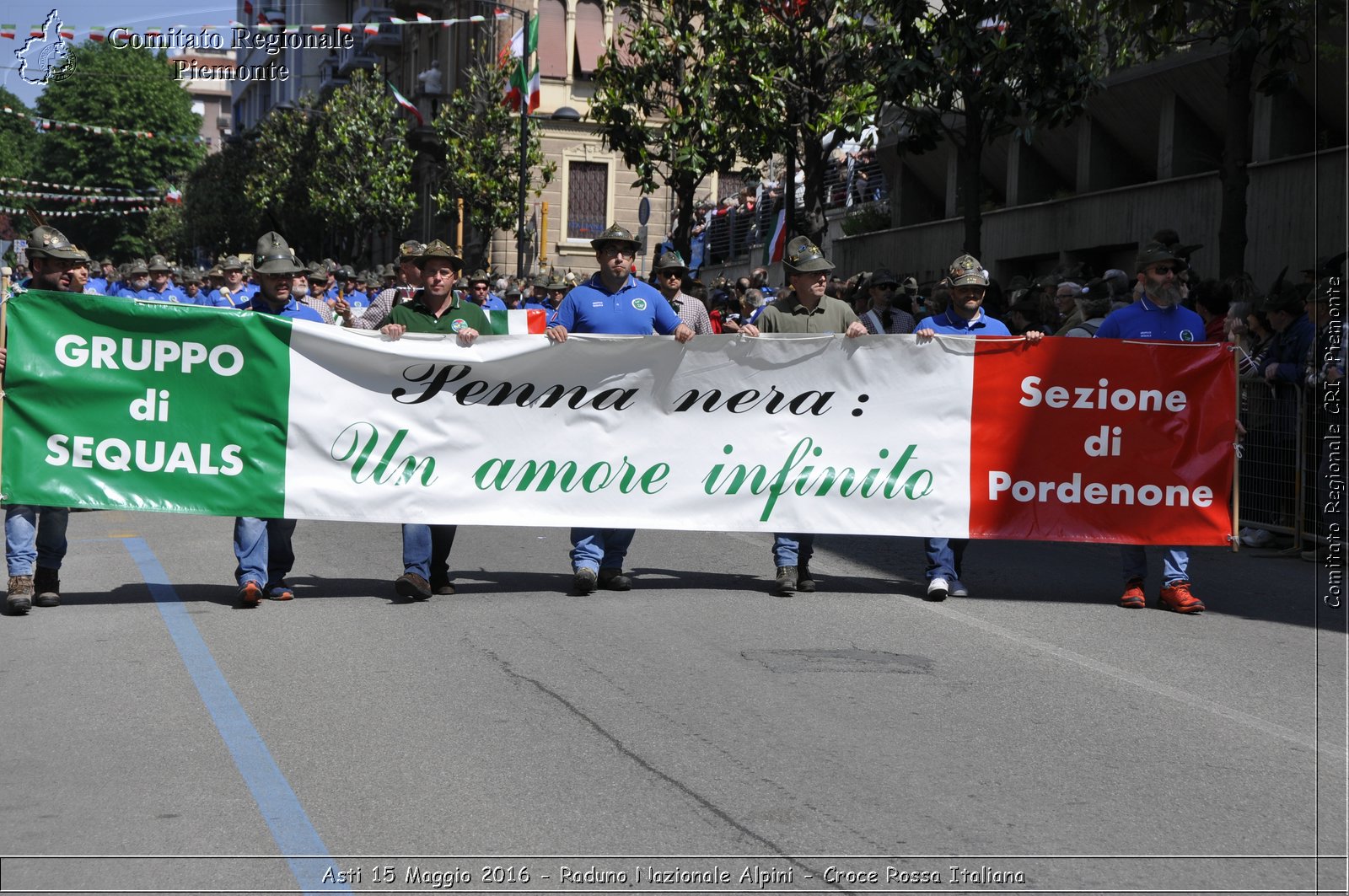 Asti 15 Maggio 2016 - Raduno Nazionale Alpini - Croce Rossa Italiana- Comitato Regionale del Piemonte