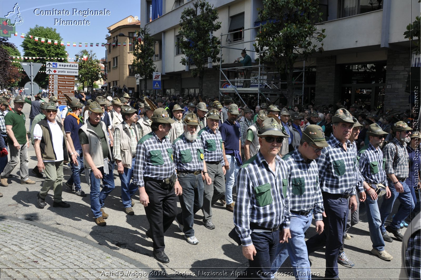 Asti 15 Maggio 2016 - Raduno Nazionale Alpini - Croce Rossa Italiana- Comitato Regionale del Piemonte