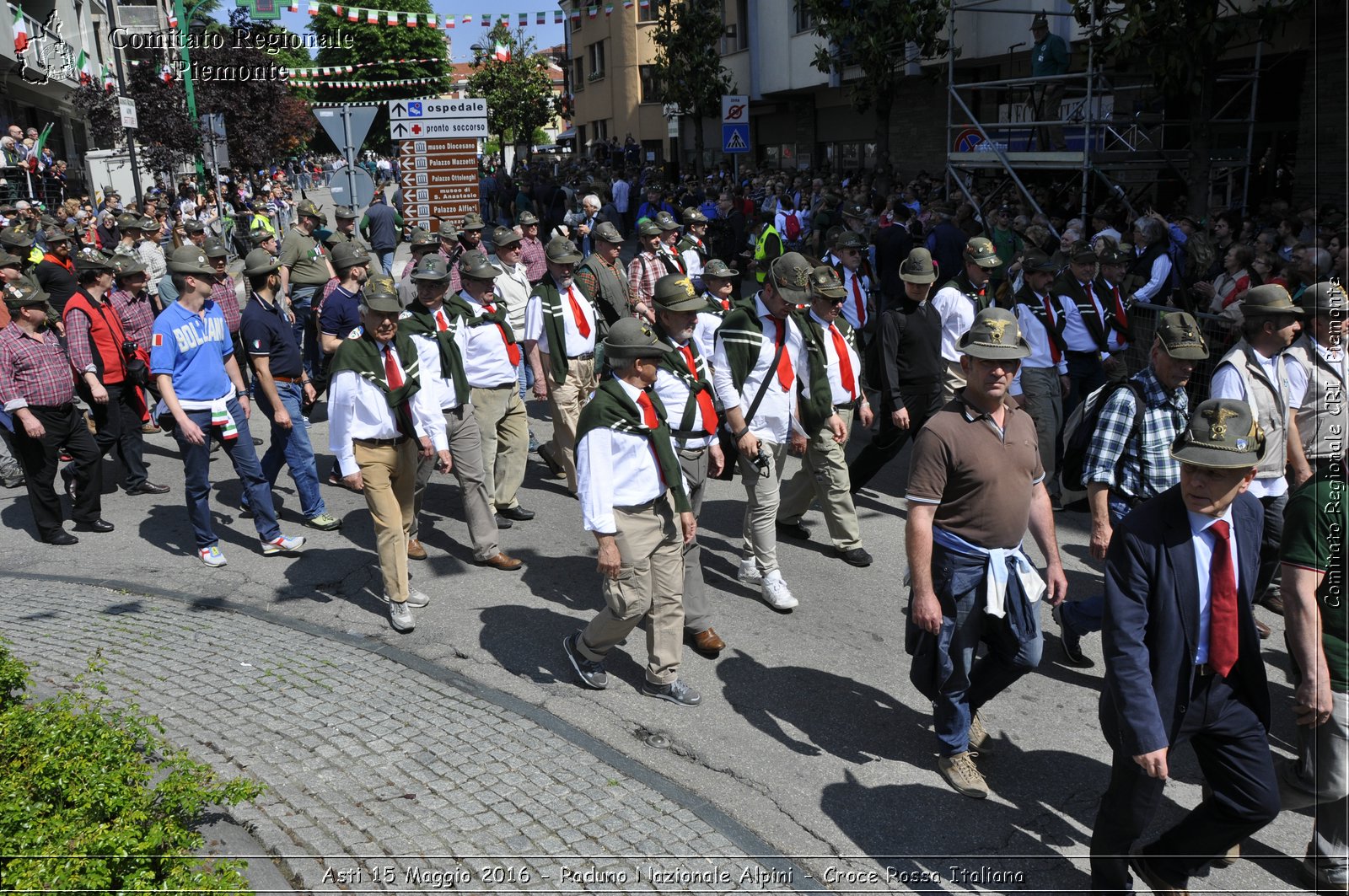 Asti 15 Maggio 2016 - Raduno Nazionale Alpini - Croce Rossa Italiana- Comitato Regionale del Piemonte