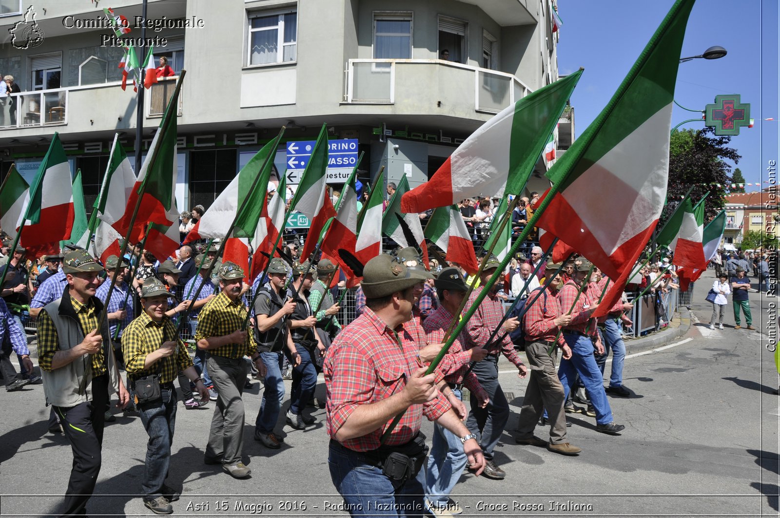 Asti 15 Maggio 2016 - Raduno Nazionale Alpini - Croce Rossa Italiana- Comitato Regionale del Piemonte