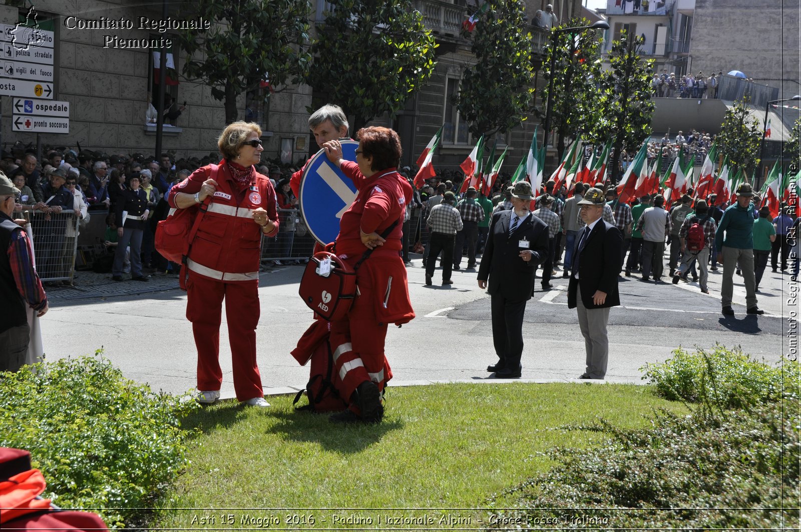 Asti 15 Maggio 2016 - Raduno Nazionale Alpini - Croce Rossa Italiana- Comitato Regionale del Piemonte