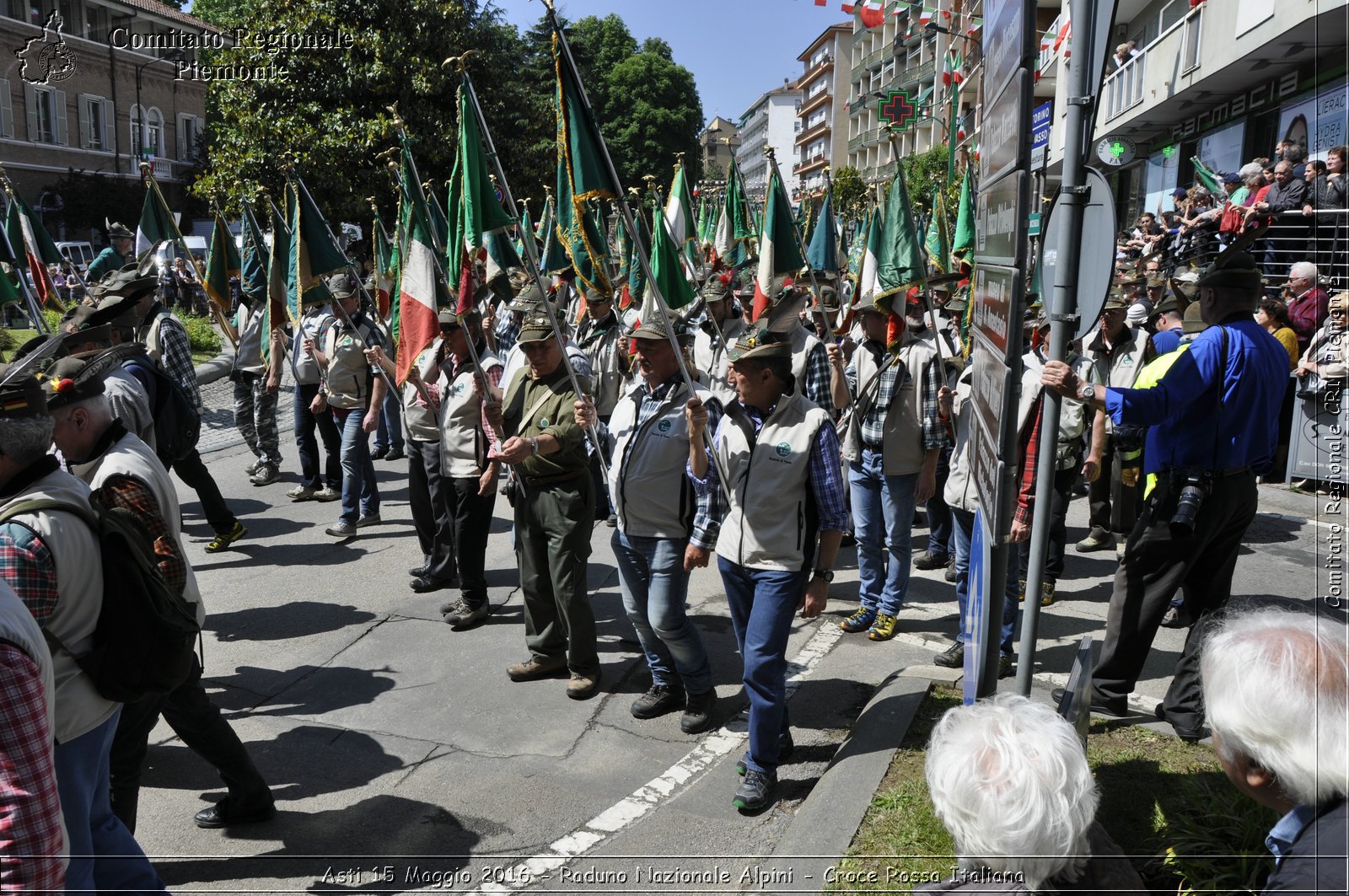 Asti 15 Maggio 2016 - Raduno Nazionale Alpini - Croce Rossa Italiana- Comitato Regionale del Piemonte