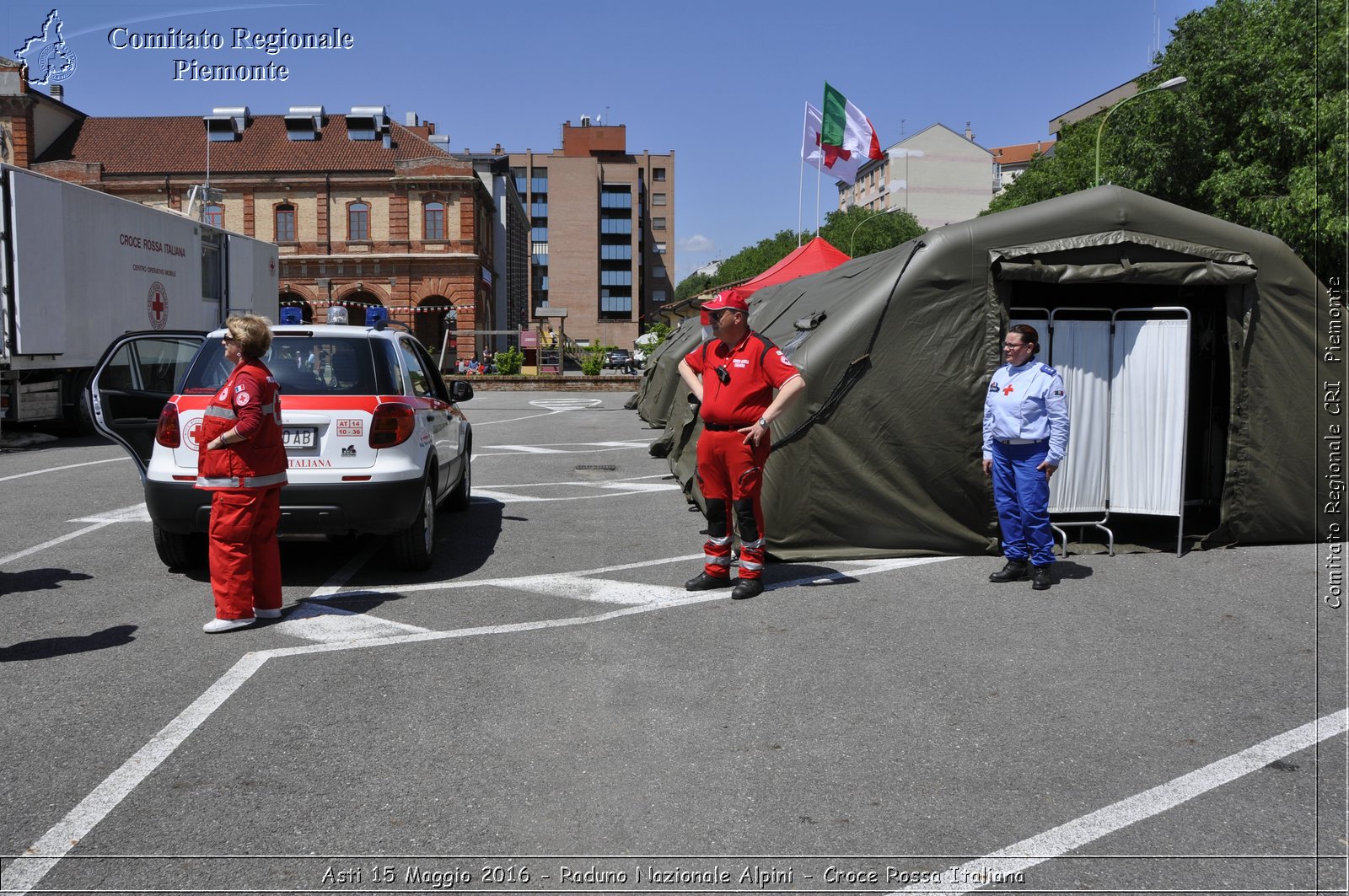 Asti 15 Maggio 2016 - Raduno Nazionale Alpini - Croce Rossa Italiana- Comitato Regionale del Piemonte