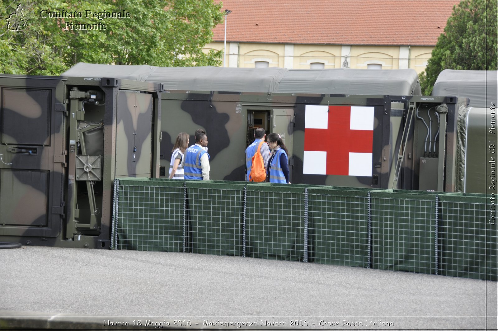 Novara 18 Maggio 2016 - Maxiemergenza Novara 2016 - Croce Rossa Italiana- Comitato Regionale del Piemonte