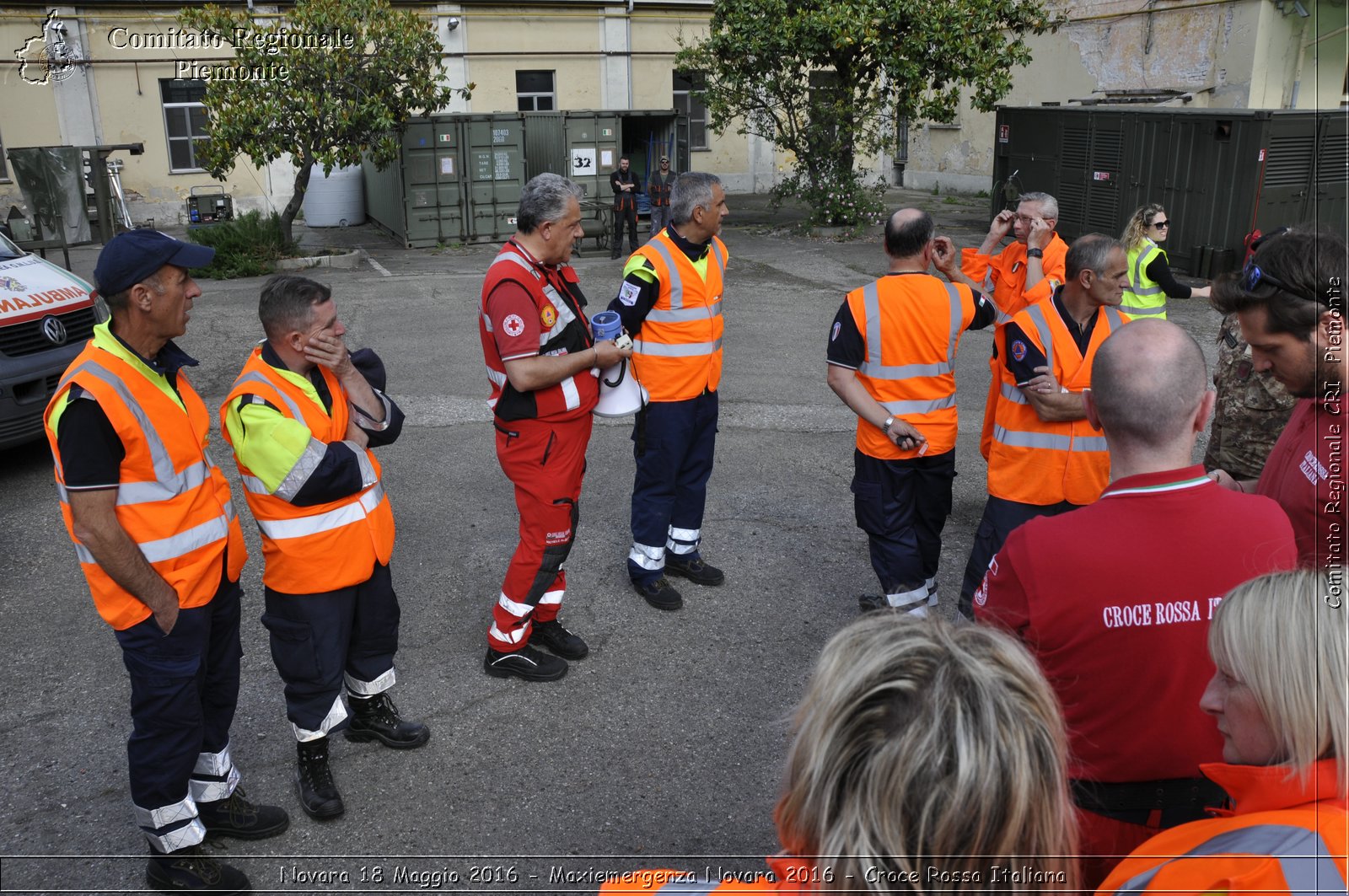 Novara 18 Maggio 2016 - Maxiemergenza Novara 2016 - Croce Rossa Italiana- Comitato Regionale del Piemonte