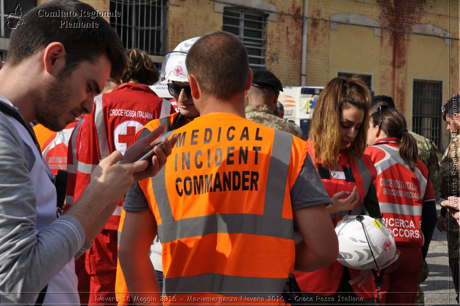 Novara 18 Maggio 2016 - Maxiemergenza Novara 2016 - Croce Rossa Italiana- Comitato Regionale del Piemonte