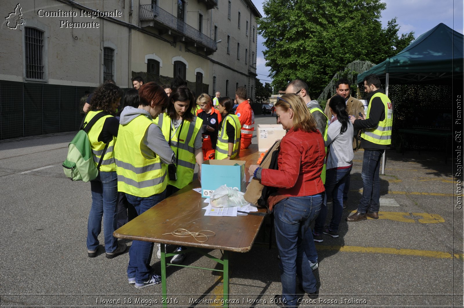 Novara 18 Maggio 2016 - Maxiemergenza Novara 2016 - Croce Rossa Italiana- Comitato Regionale del Piemonte