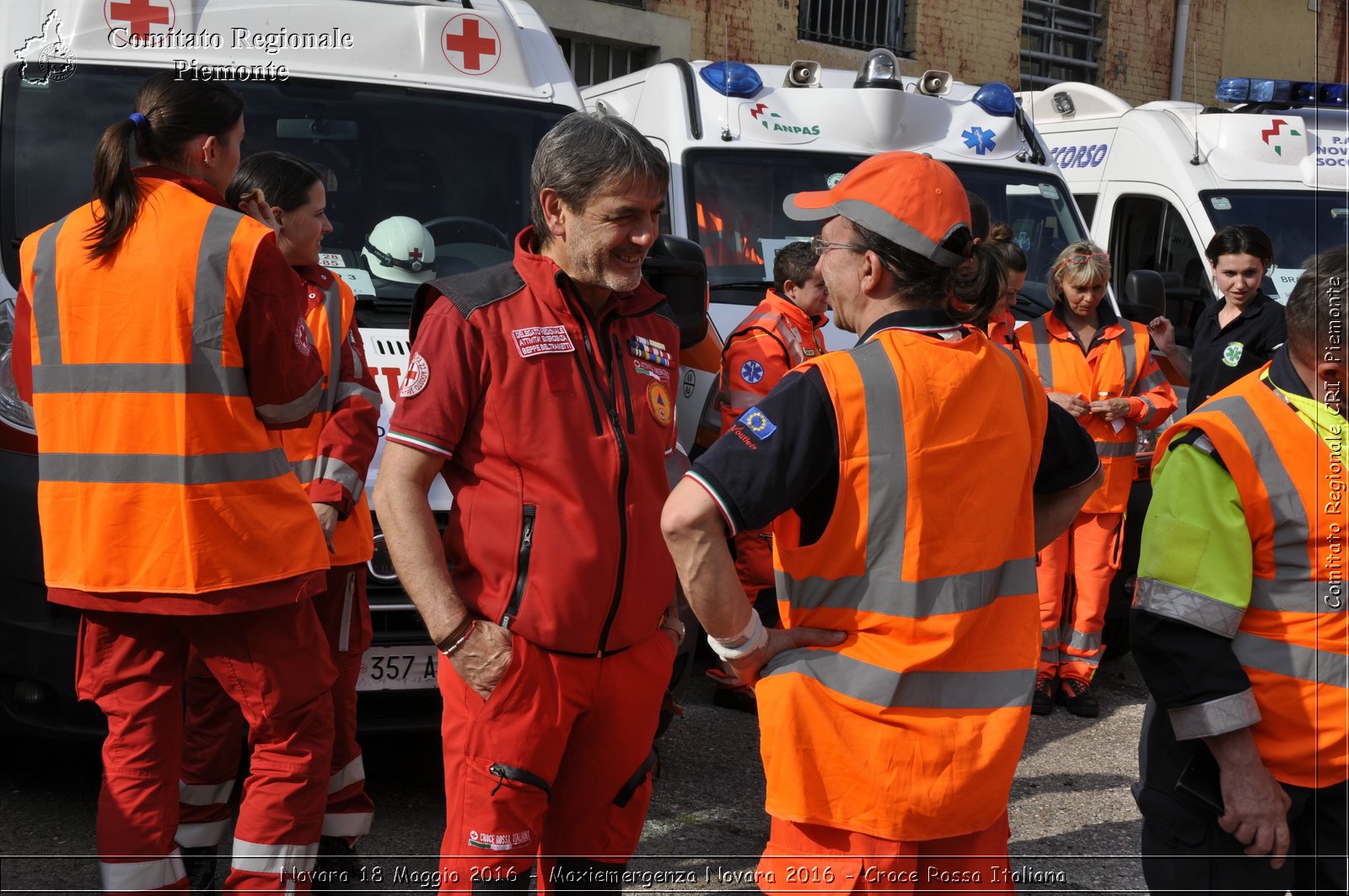 Novara 18 Maggio 2016 - Maxiemergenza Novara 2016 - Croce Rossa Italiana- Comitato Regionale del Piemonte