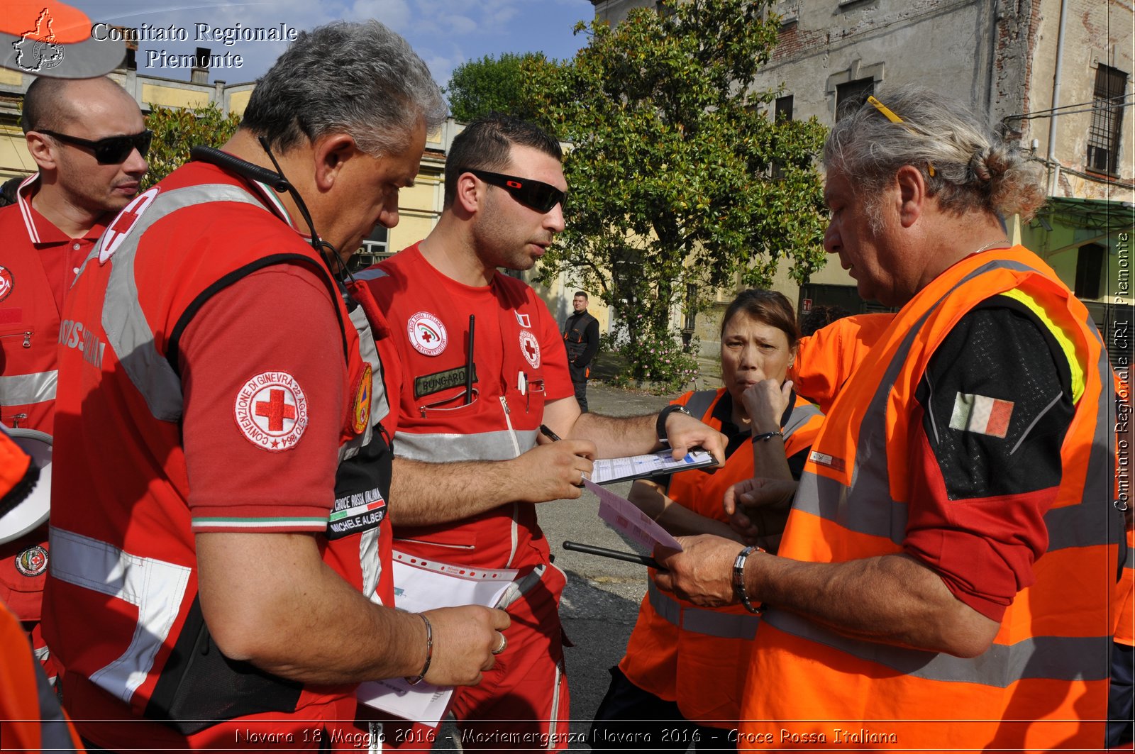 Novara 18 Maggio 2016 - Maxiemergenza Novara 2016 - Croce Rossa Italiana- Comitato Regionale del Piemonte