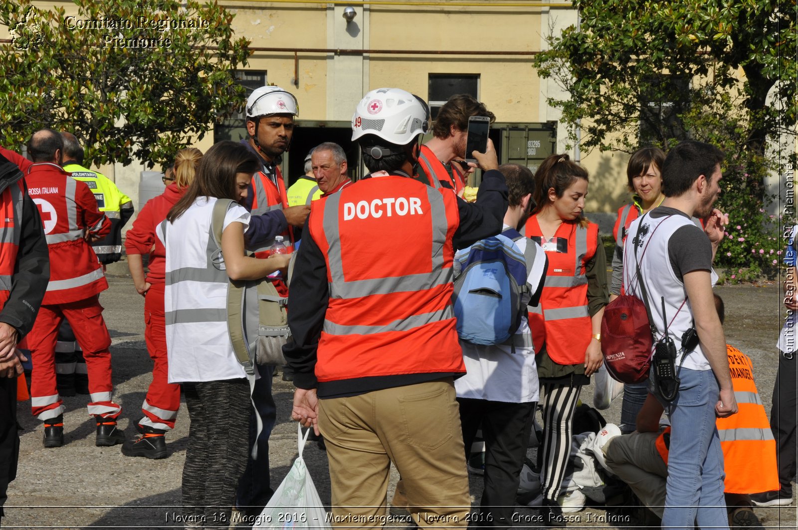 Novara 18 Maggio 2016 - Maxiemergenza Novara 2016 - Croce Rossa Italiana- Comitato Regionale del Piemonte