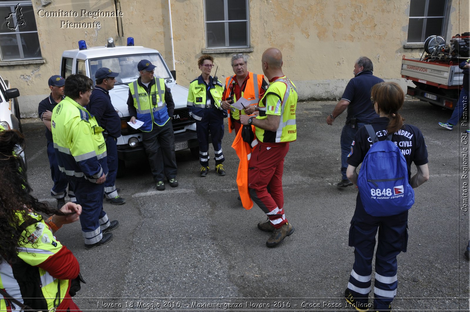 Novara 18 Maggio 2016 - Maxiemergenza Novara 2016 - Croce Rossa Italiana- Comitato Regionale del Piemonte