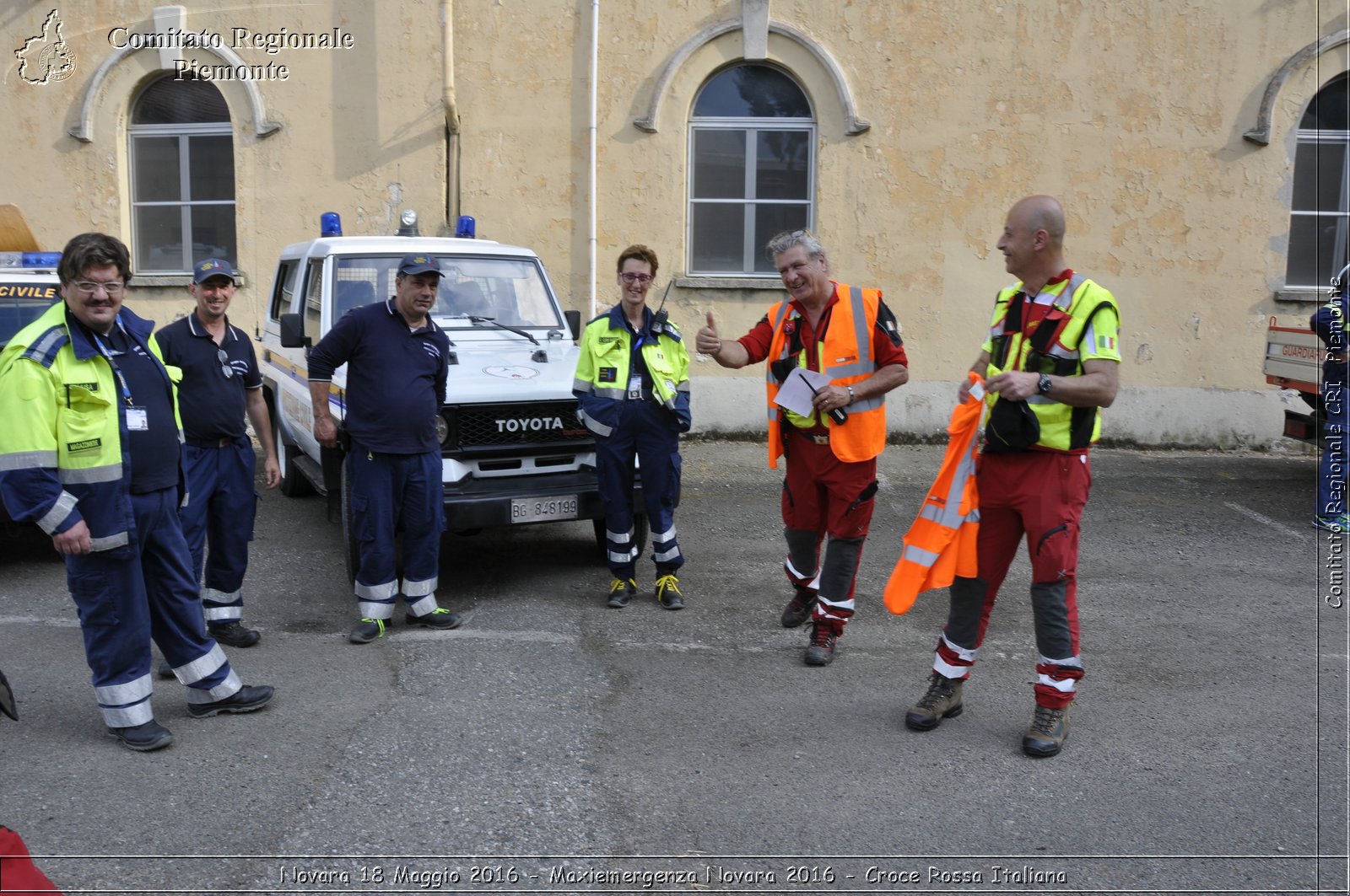 Novara 18 Maggio 2016 - Maxiemergenza Novara 2016 - Croce Rossa Italiana- Comitato Regionale del Piemonte