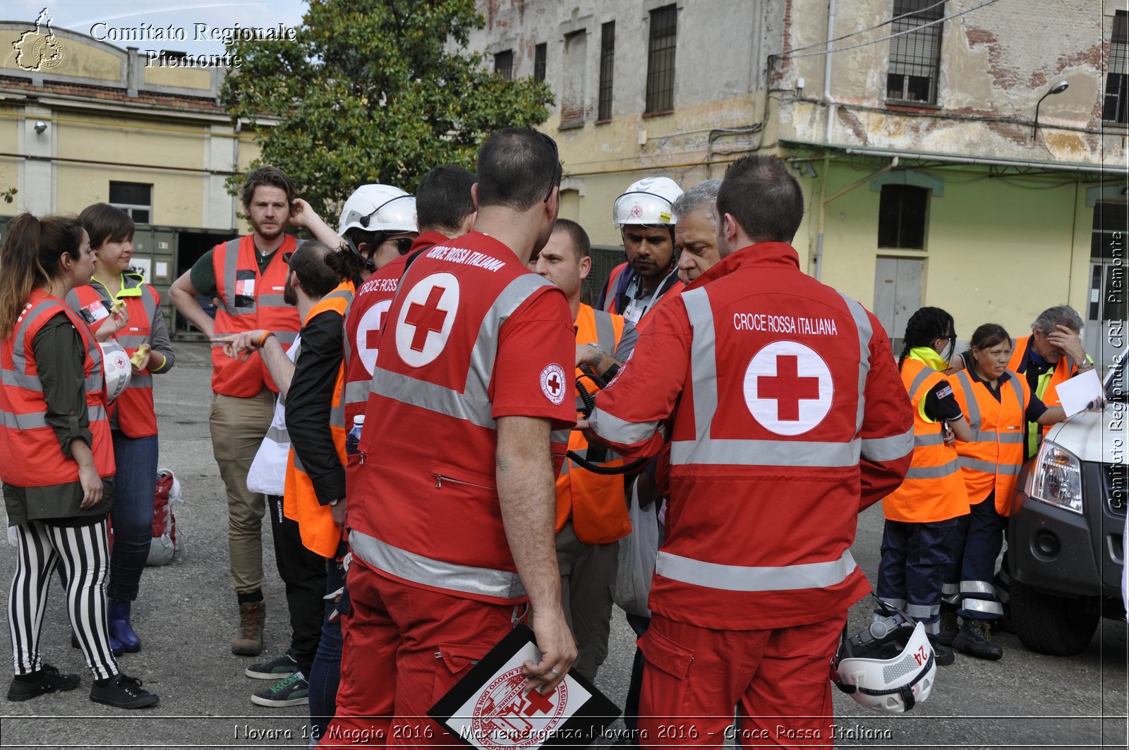 Novara 18 Maggio 2016 - Maxiemergenza Novara 2016 - Croce Rossa Italiana- Comitato Regionale del Piemonte