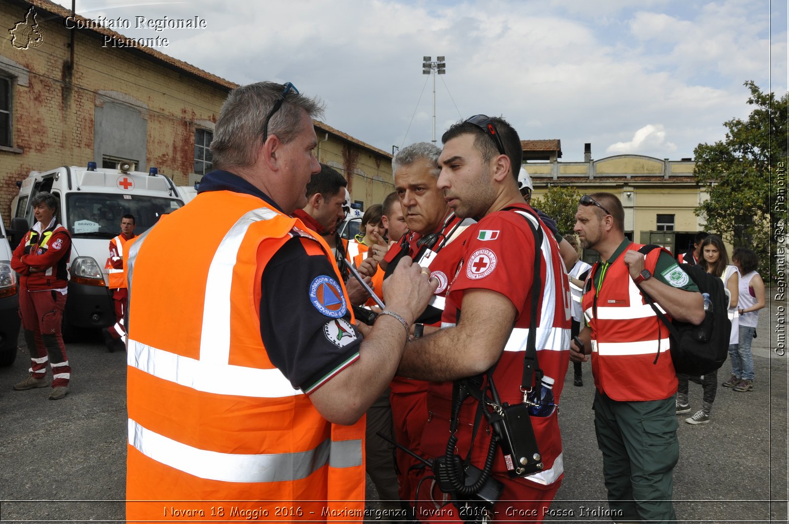 Novara 18 Maggio 2016 - Maxiemergenza Novara 2016 - Croce Rossa Italiana- Comitato Regionale del Piemonte