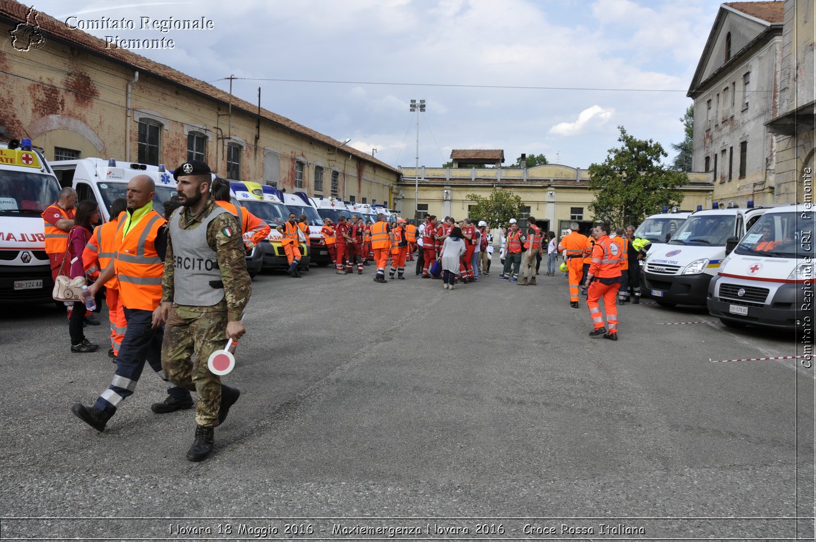 Novara 18 Maggio 2016 - Maxiemergenza Novara 2016 - Croce Rossa Italiana- Comitato Regionale del Piemonte