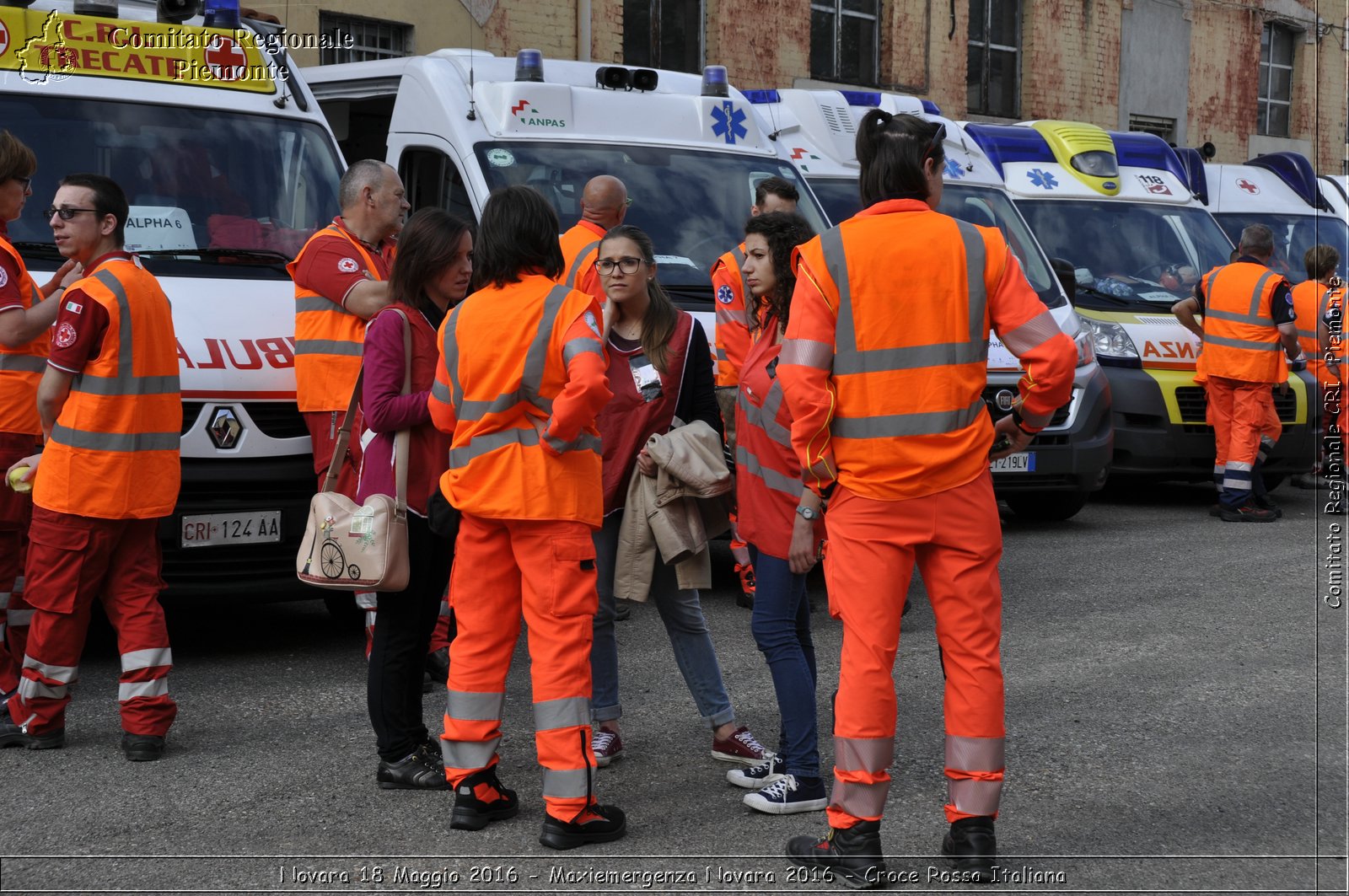 Novara 18 Maggio 2016 - Maxiemergenza Novara 2016 - Croce Rossa Italiana- Comitato Regionale del Piemonte