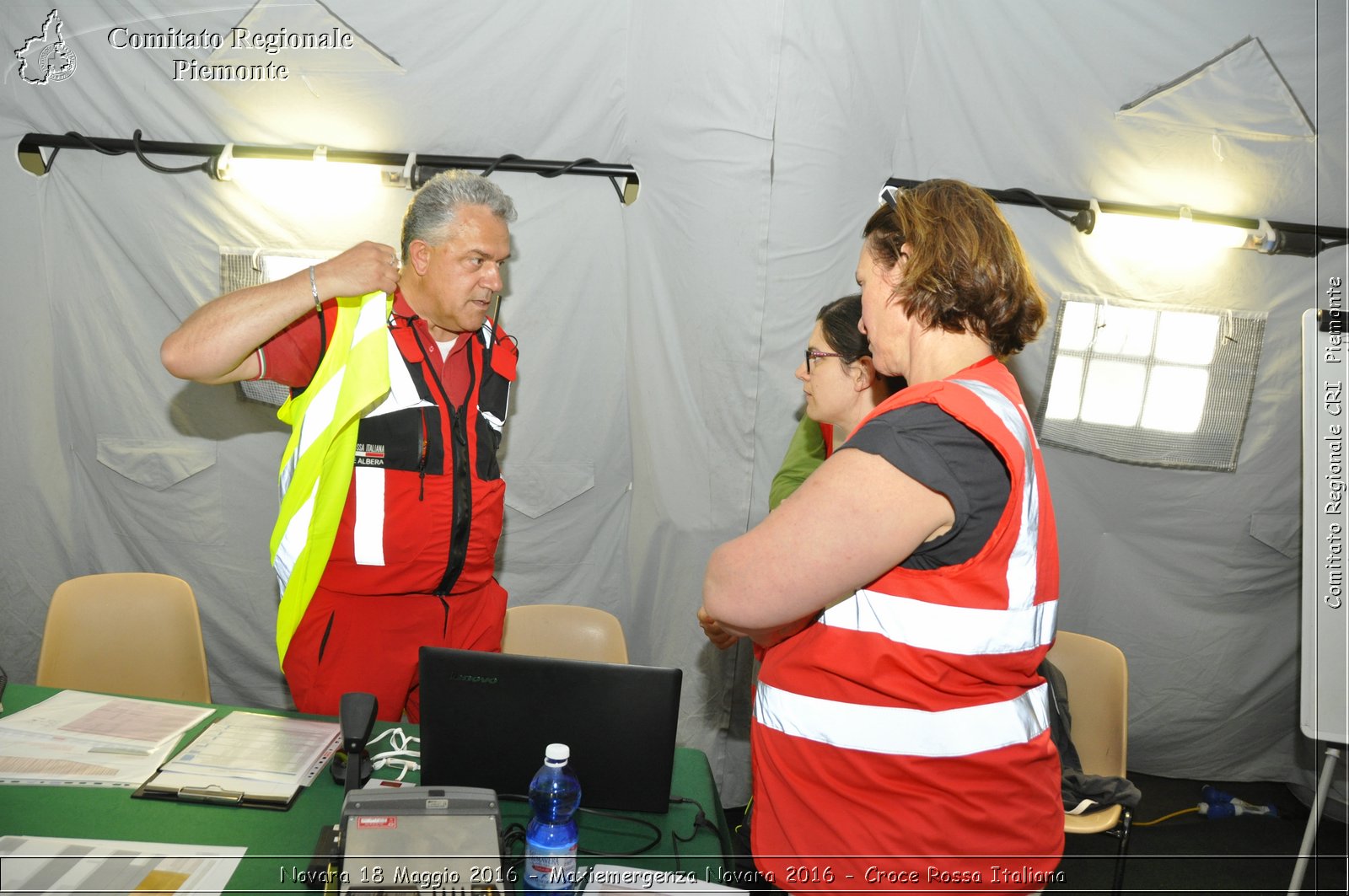 Novara 18 Maggio 2016 - Maxiemergenza Novara 2016 - Croce Rossa Italiana- Comitato Regionale del Piemonte