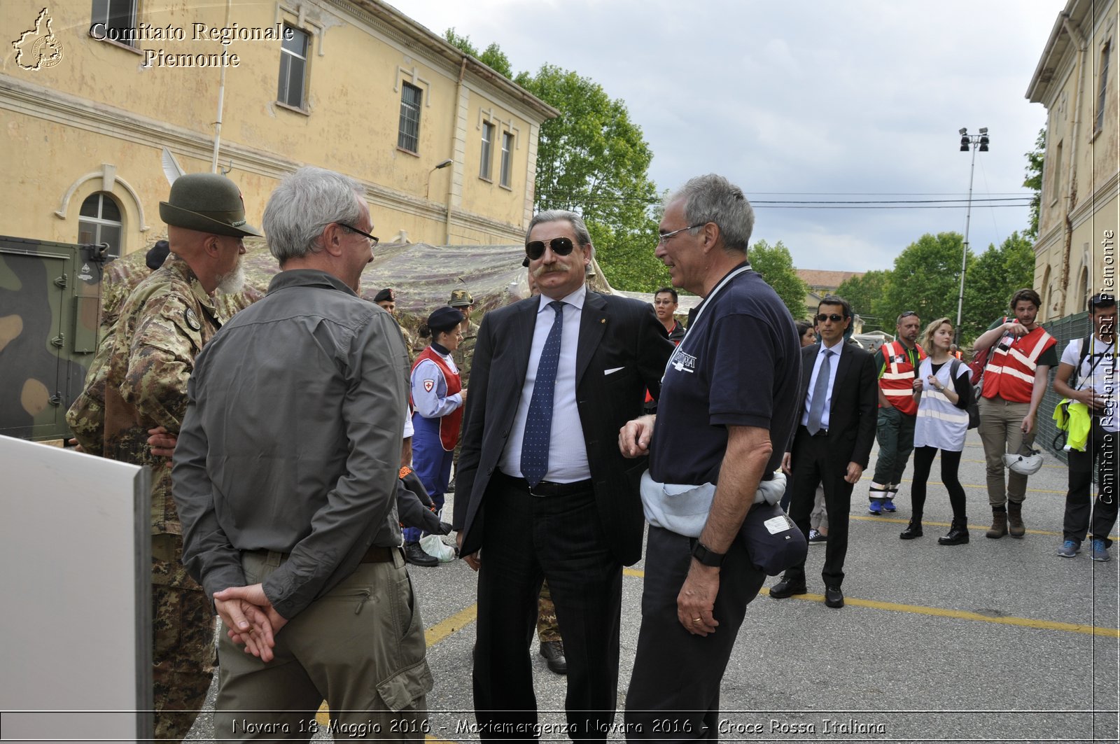 Novara 18 Maggio 2016 - Maxiemergenza Novara 2016 - Croce Rossa Italiana- Comitato Regionale del Piemonte