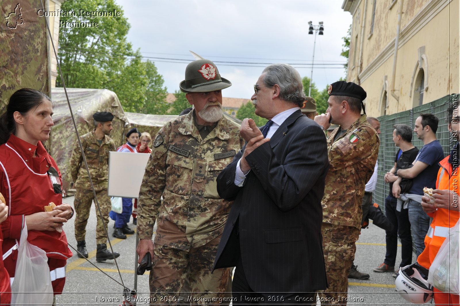 Novara 18 Maggio 2016 - Maxiemergenza Novara 2016 - Croce Rossa Italiana- Comitato Regionale del Piemonte