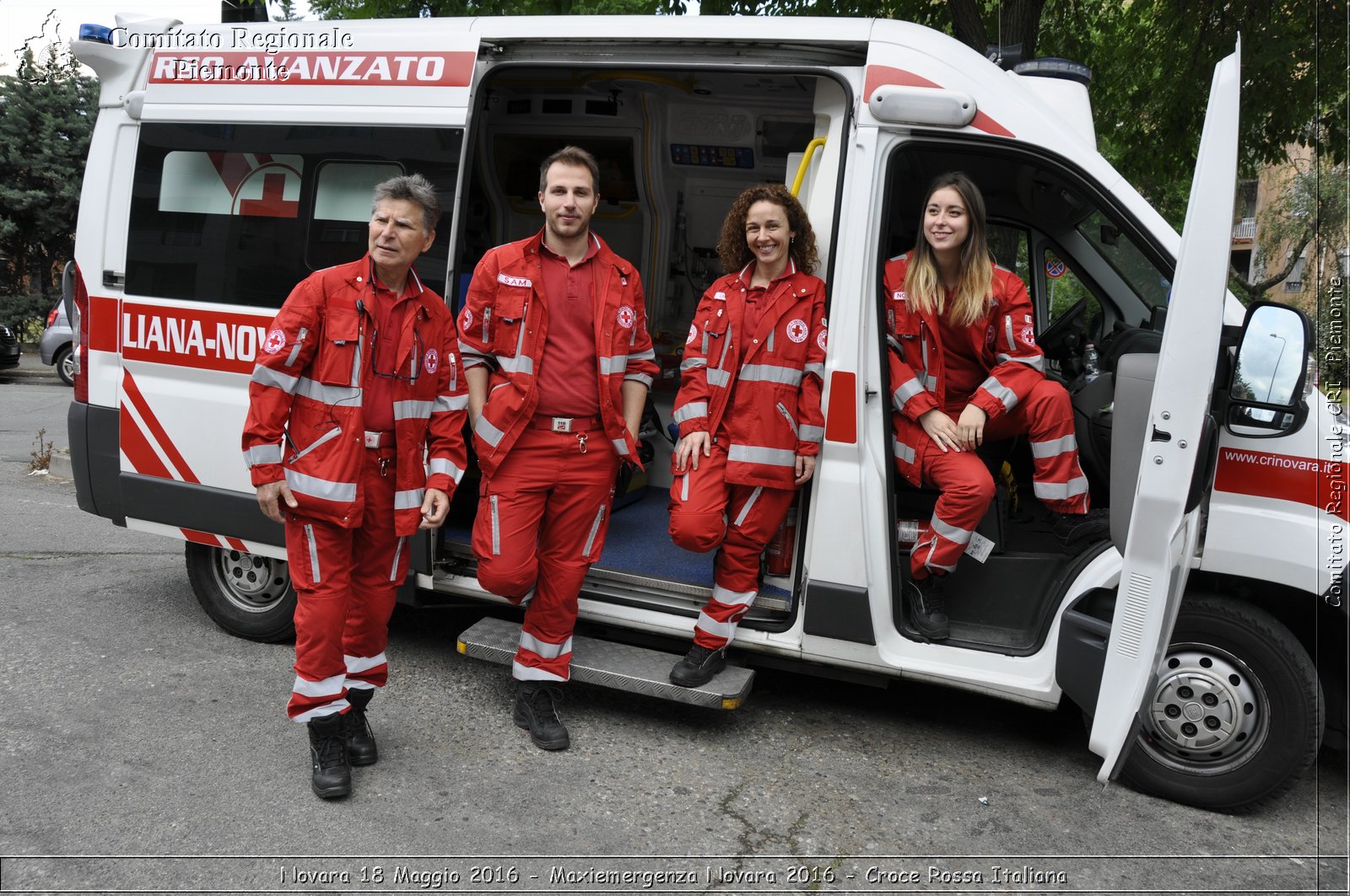 Novara 18 Maggio 2016 - Maxiemergenza Novara 2016 - Croce Rossa Italiana- Comitato Regionale del Piemonte