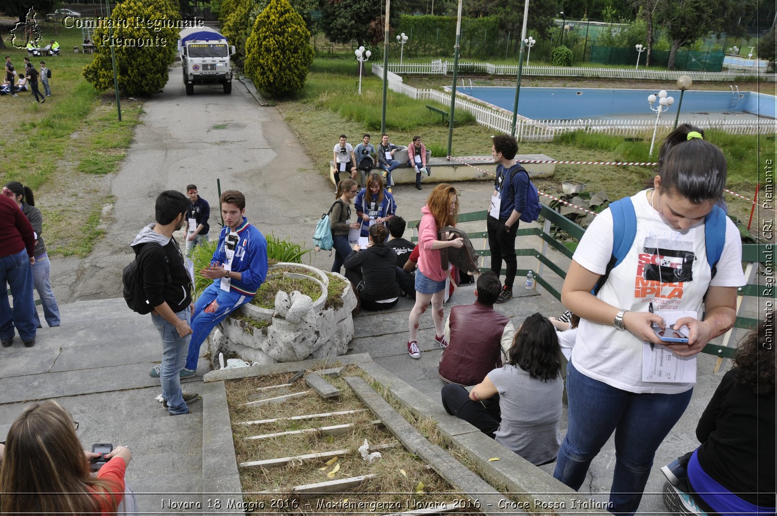 Novara 18 Maggio 2016 - Maxiemergenza Novara 2016 - Croce Rossa Italiana- Comitato Regionale del Piemonte