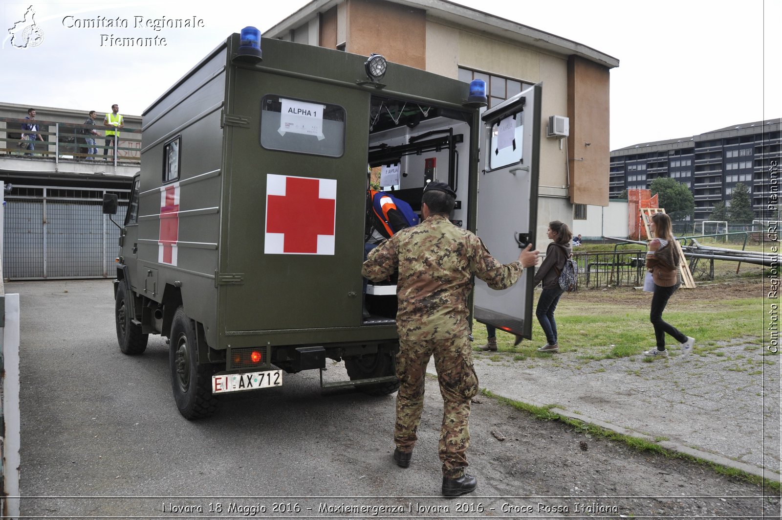 Novara 18 Maggio 2016 - Maxiemergenza Novara 2016 - Croce Rossa Italiana- Comitato Regionale del Piemonte